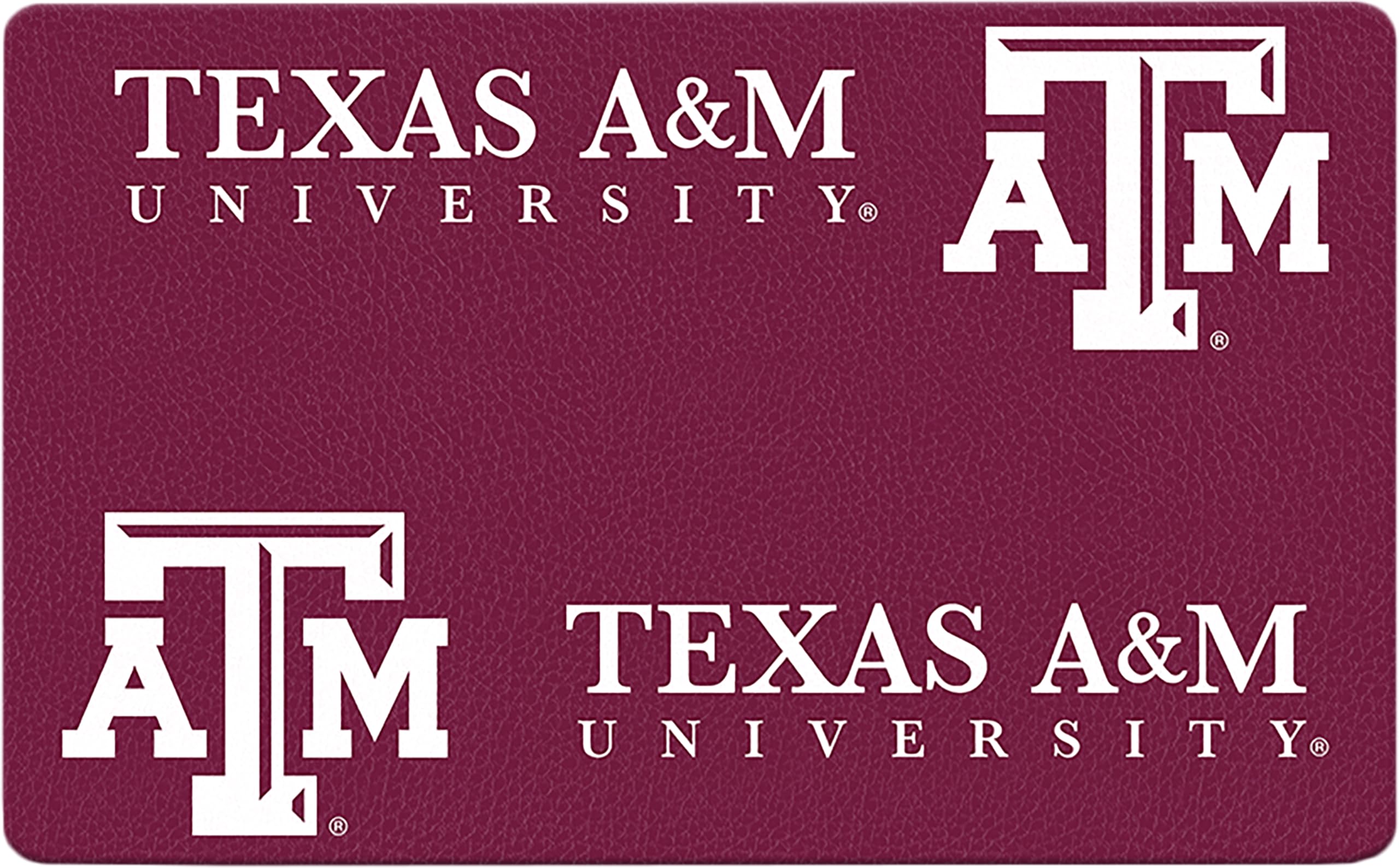 Texas A&M Aggies Officially Licensed Food and Water Mat for Dogs and Cats | 18 x 29 | Non-Slip | Water-Proof