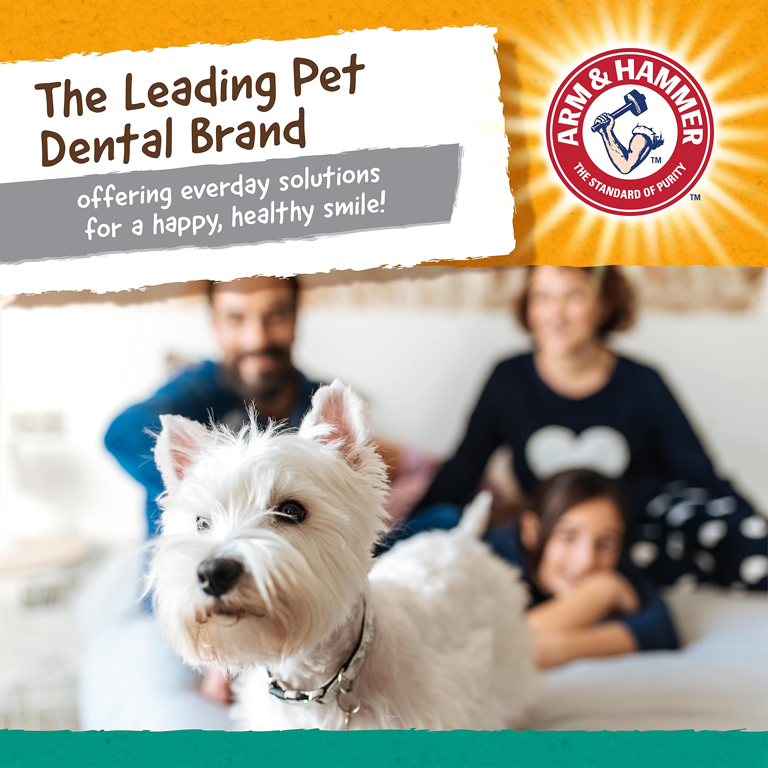 Arm & Hammer Nubbies T-Bone Dental Dog Chew Toys, Peanut Butter Flavor - Durable Nylon Chewing Toys For Dogs, Done Bone Toy, Teeth Cleaning Bones For Chewers Help Remove Plaque And Tartar
