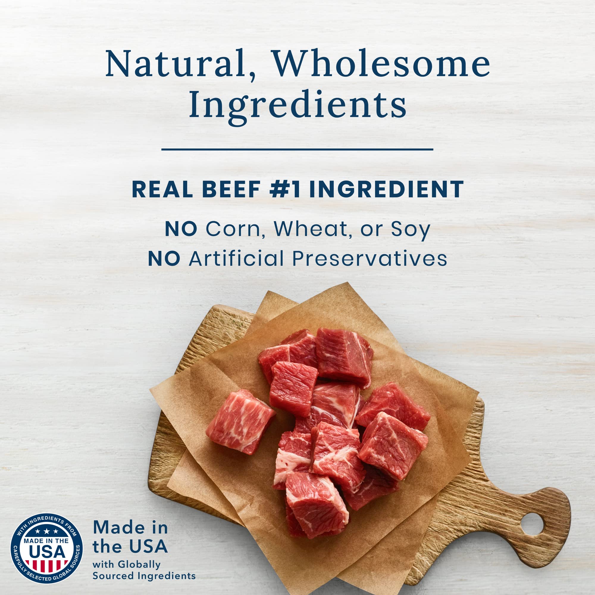 Blue Buffalo Nudges Grillers Natural Dog Treats, Beef, 16oz