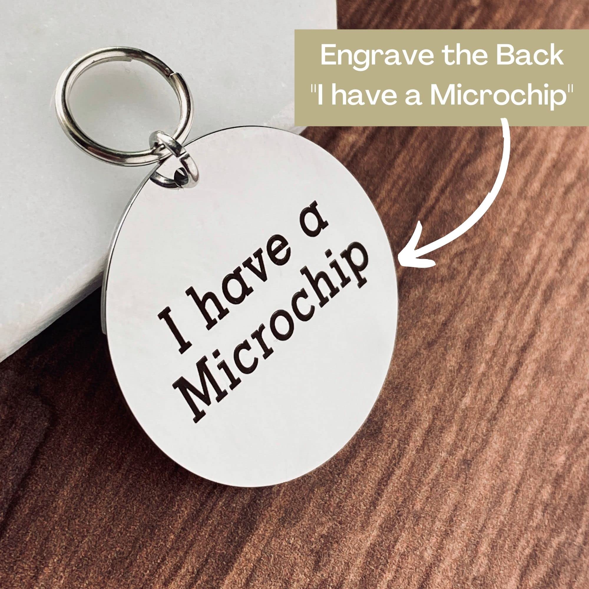 Stainless Steel Round Pet Id Tag, Personalized Funny Dog Or Cat Id Tag, I'M Lost. My Mom Is Really Ugly Crying...