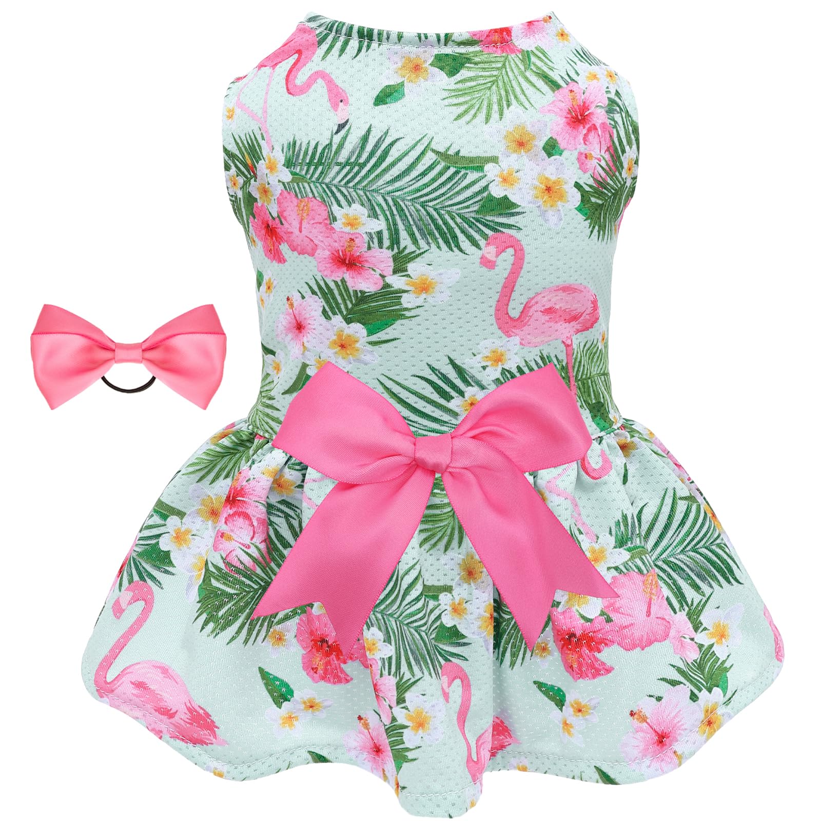 Cutebone Dog Mesh Dress Puppy Sundress Pet Outfit Summer Fashion For Small Dogs Girl Cat Clothes Bf34L