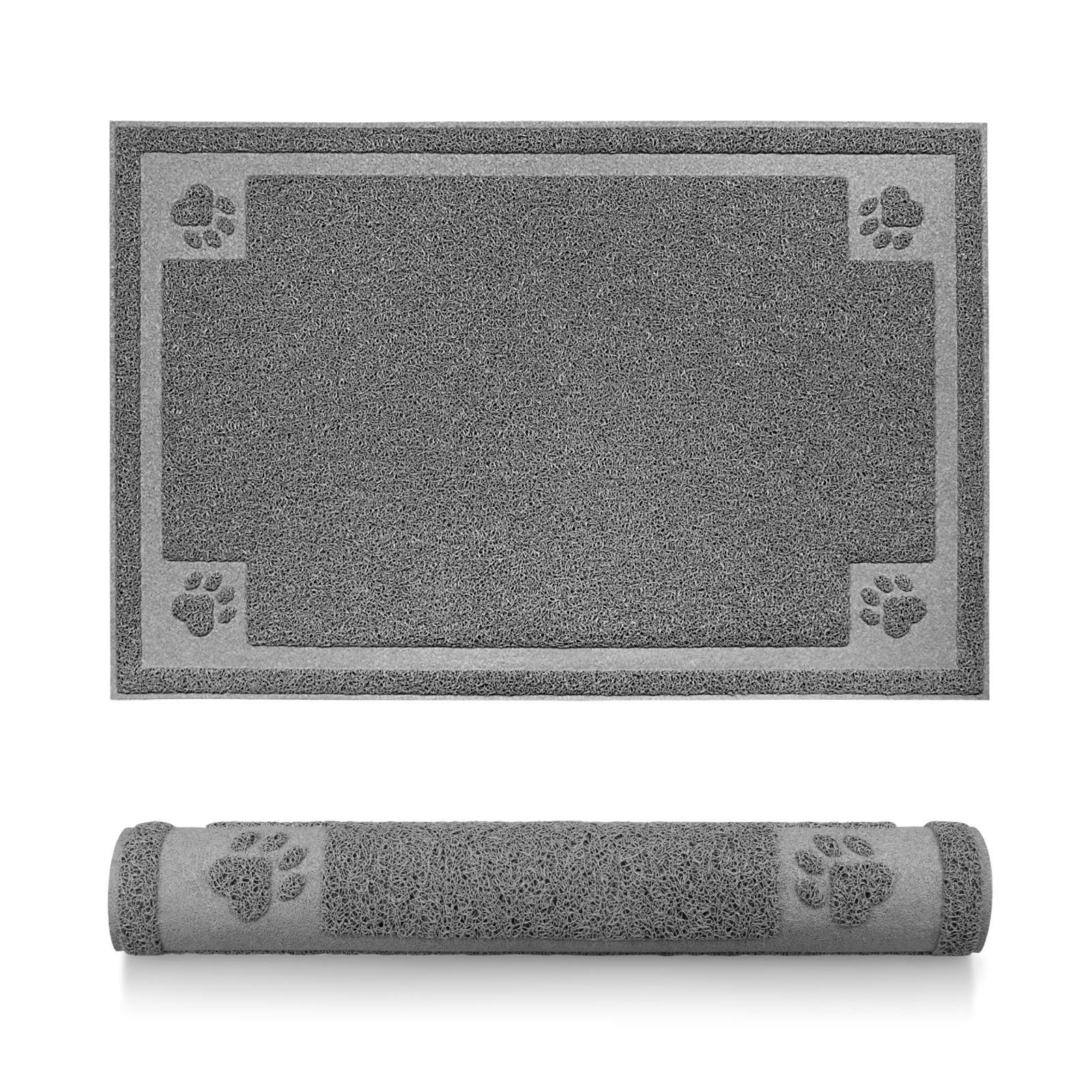 Pet Feeding Mat for Large Dogs and Cats 35inch x 25inch Flexible and Waterproof Dog Bowl Mat for Food and Water, Easy to Clean Dog Foo