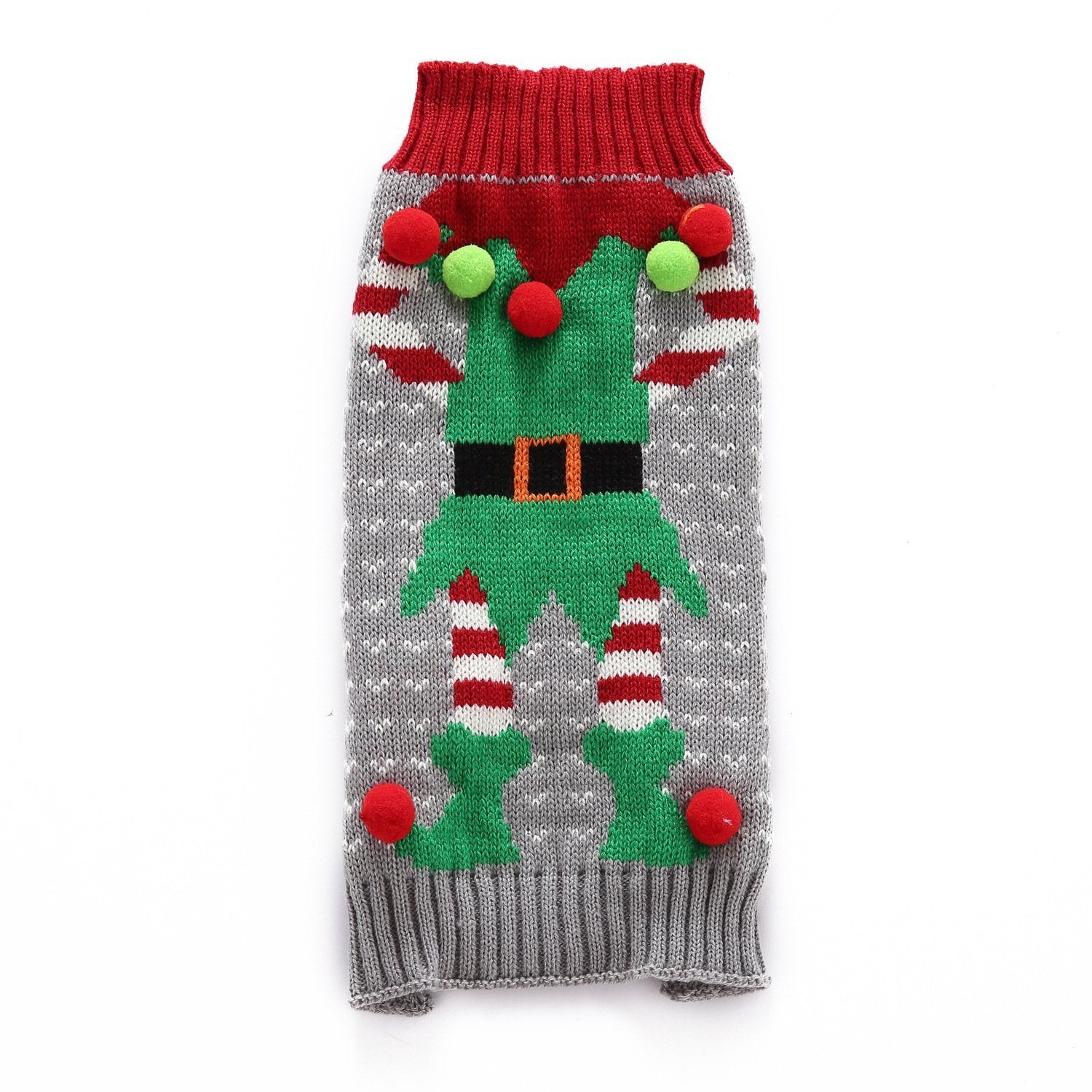 Bobibi Ugly Christmas Dog Sweaters Pet Dog Winter Knitwear Warm Clothes
