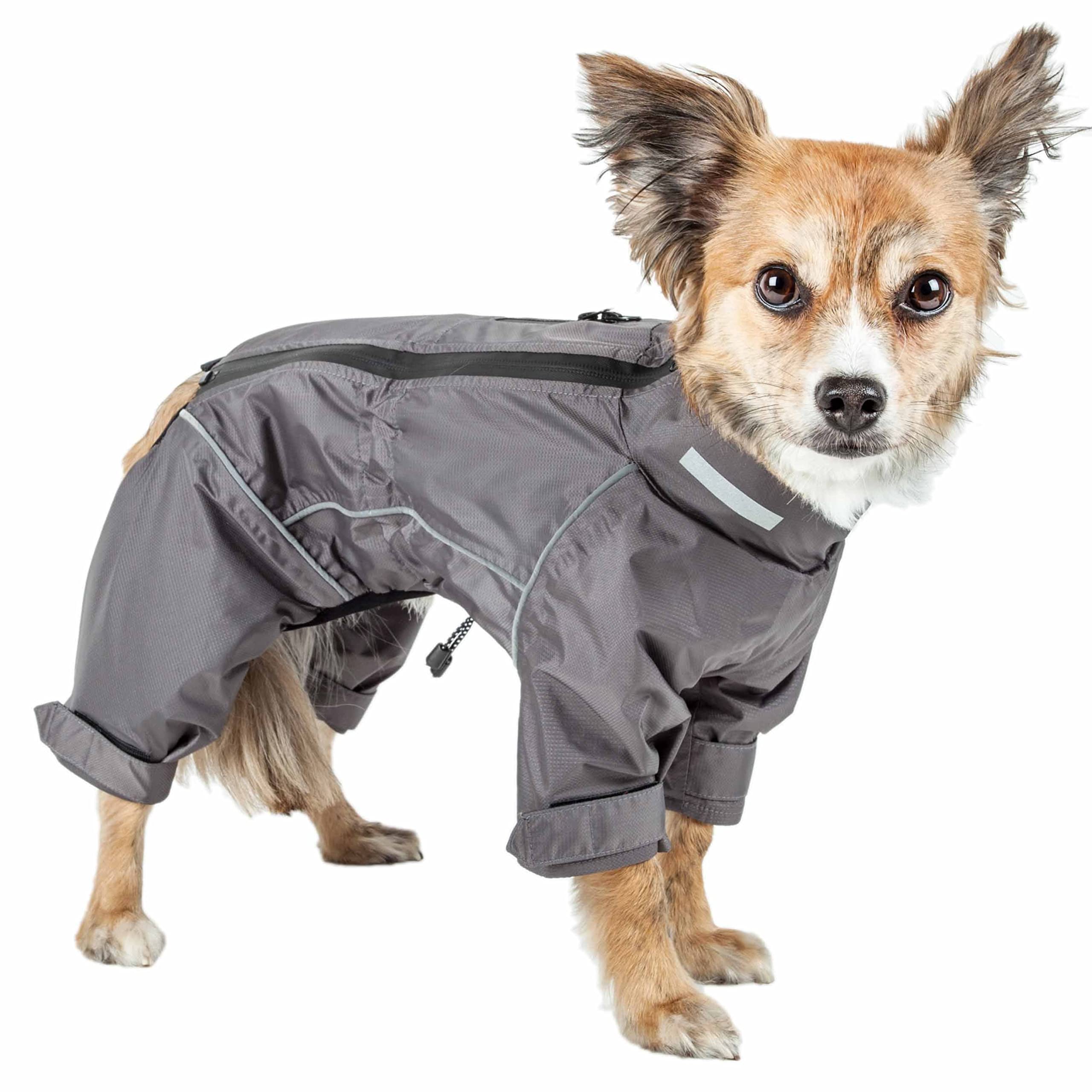 Dog Helios  'Hurricanine' Waterproof and Reflective Full Body Dog Coat - Pet Jacket Features Heat Retention and Blackshark Techn