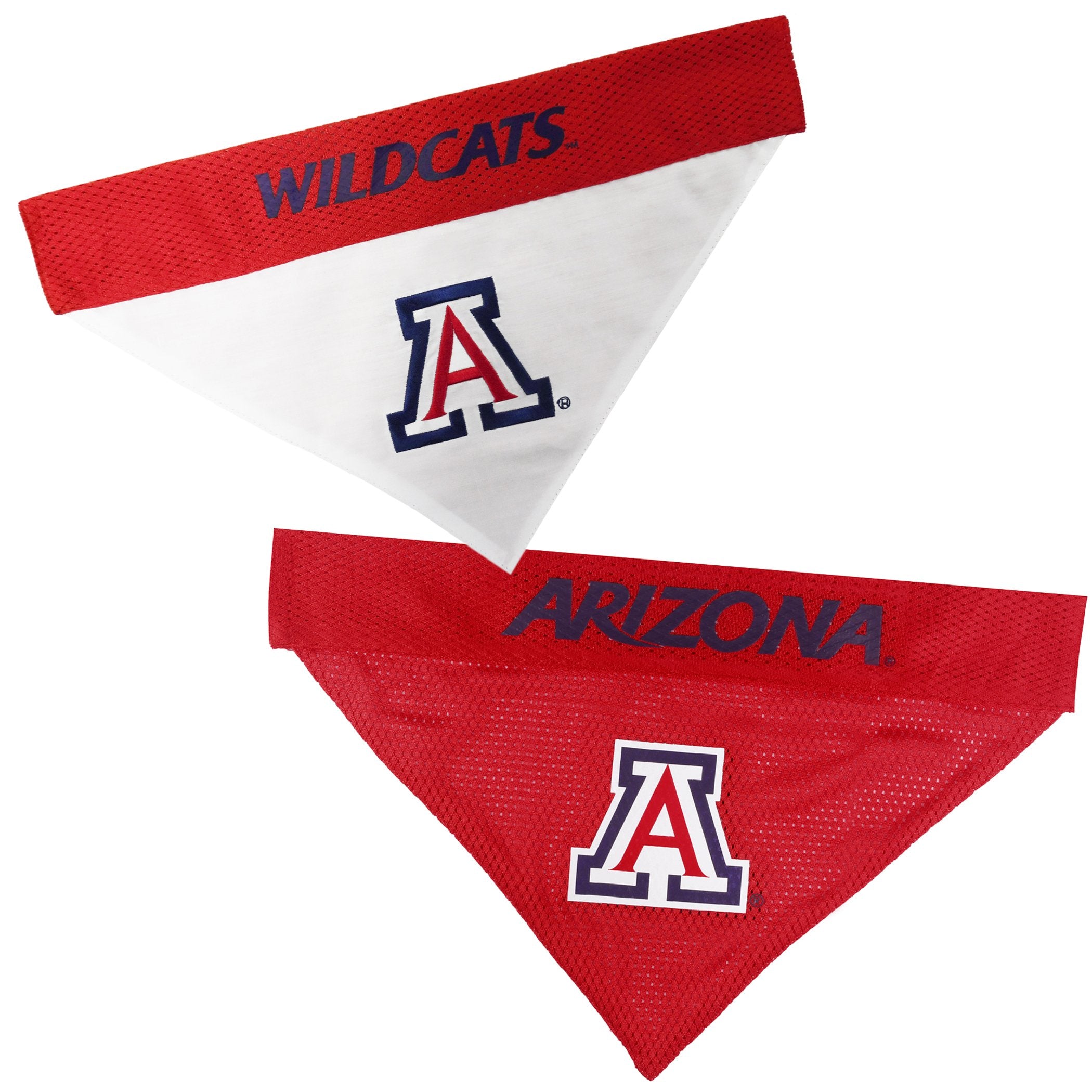Pets First Collegiate Pet Accessories, Reversible Bandana, Arizona Wildcats, Large/X-Large