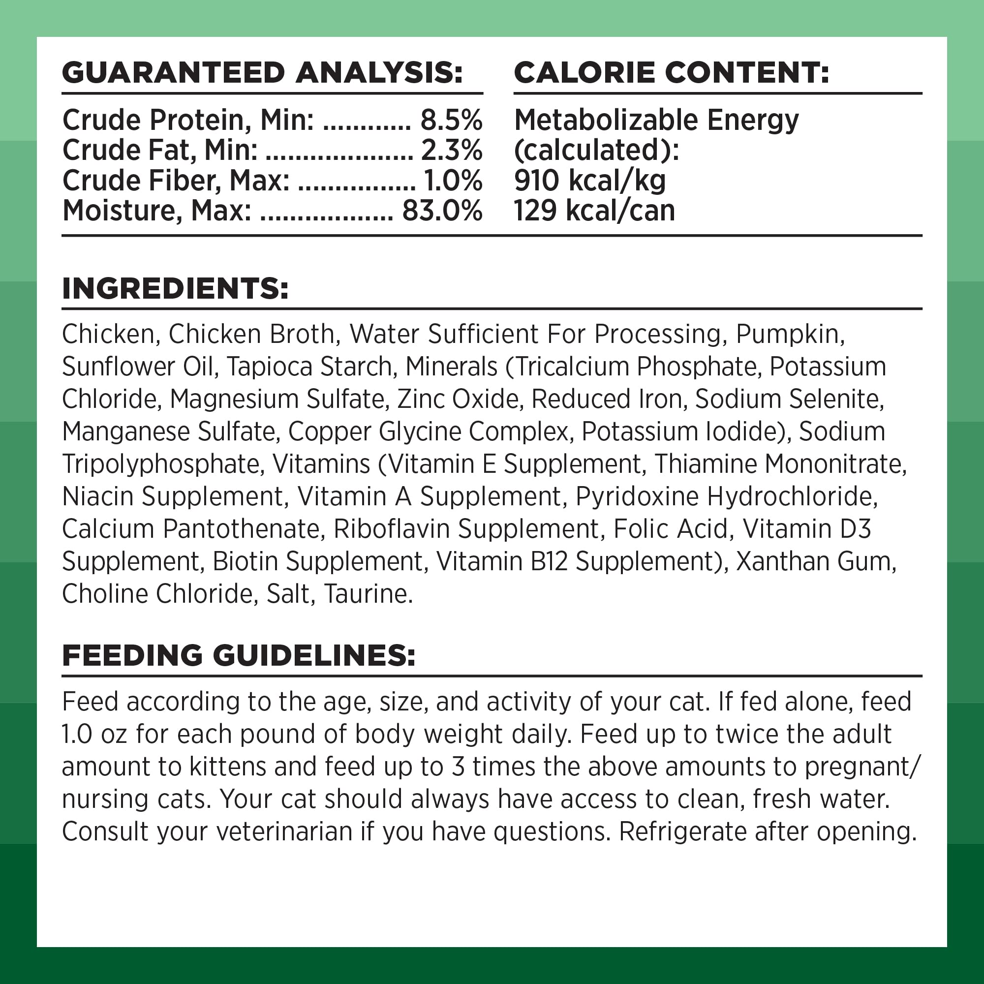 BIXBI Rawbble Shredded Chicken & Pumpkin Recipe Cans - Grain Free, Protein Rich Wet Cat Food - (5 Ounce Cans, Case of 24)