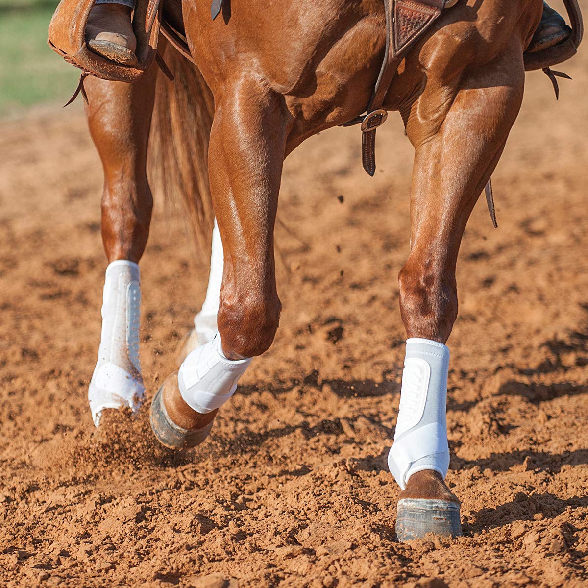 Classic Equine Classicfit Sling Boots, Front (White, Small)