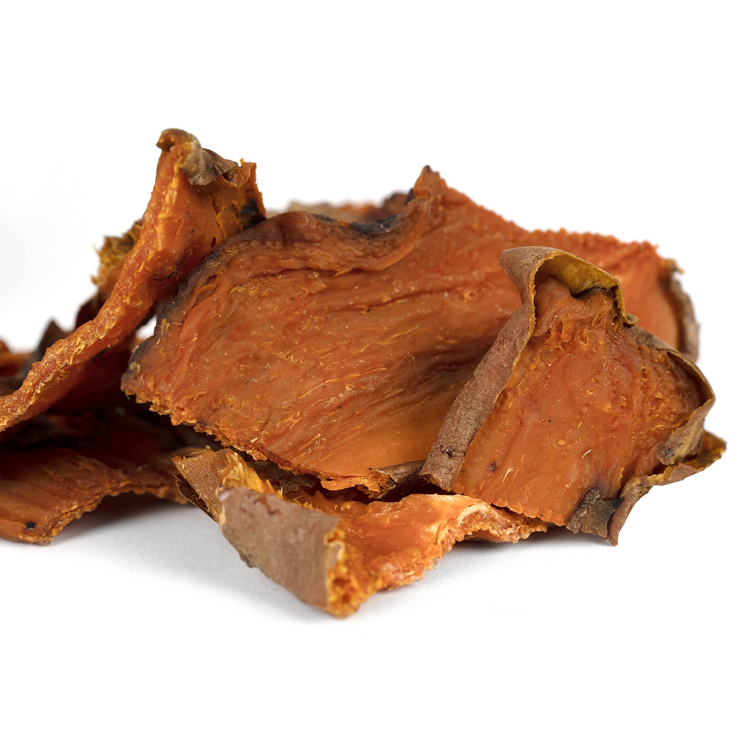 Sweet Potato Slices For Dogs - Half Slices, 2 lbs - Single Ingredient Grain Free Dog Treats, Best High Anti-Oxidant Healthy 100%