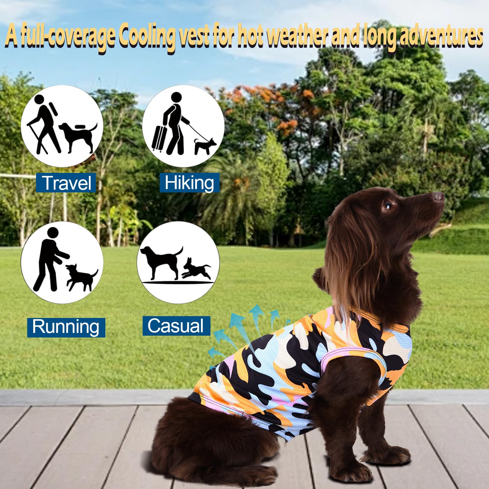 Uadonile Dog Cooling Shirts, Extra Small Dog Shirts, Dog Clothes For Boy Girl Dogs, Dogs Cooling T-Shirts For Yorkie, Chihuahua,