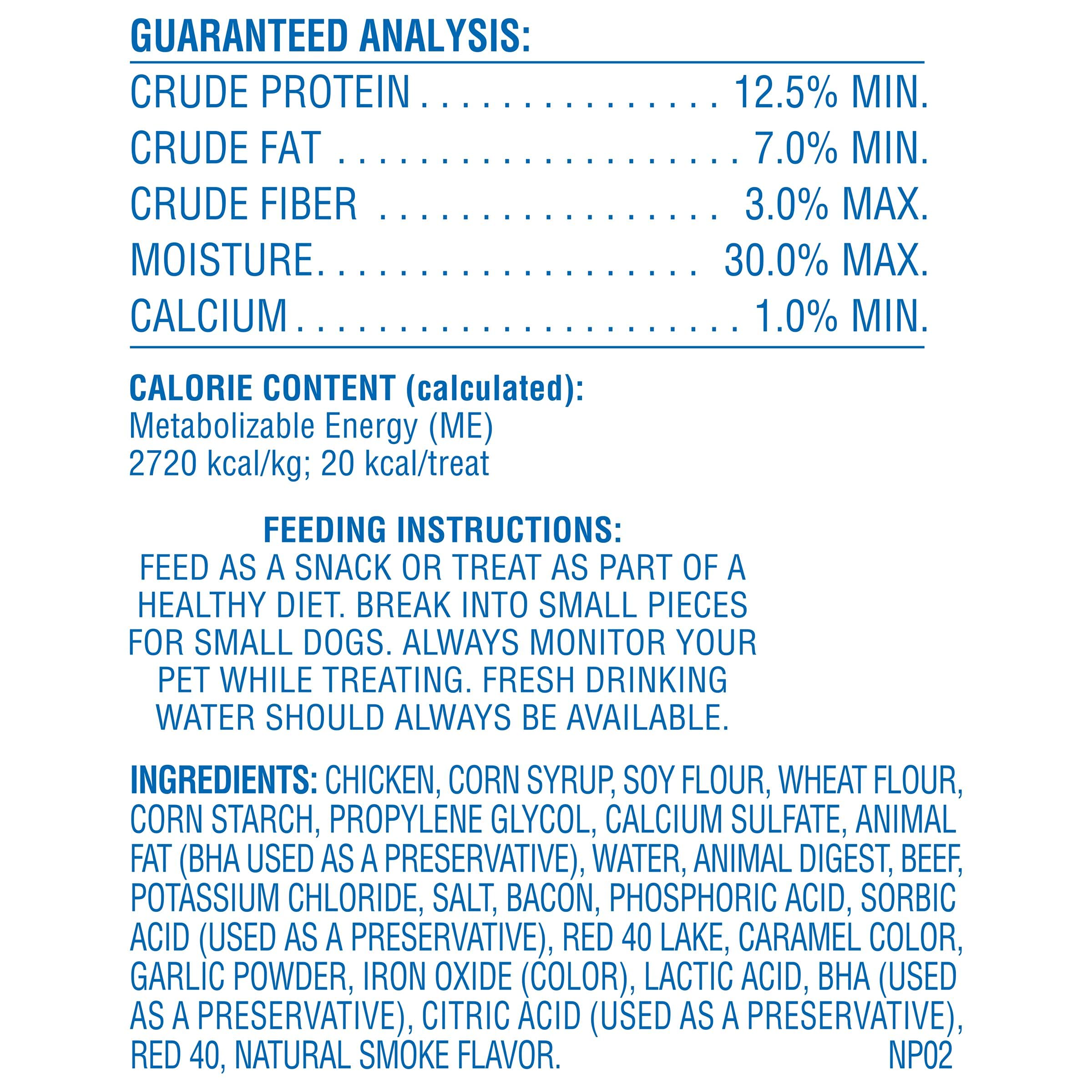 Canine Carry Outs Dog Treats, Beef & Bacon Flavor, 22.5 Ounce (Pack of 4)