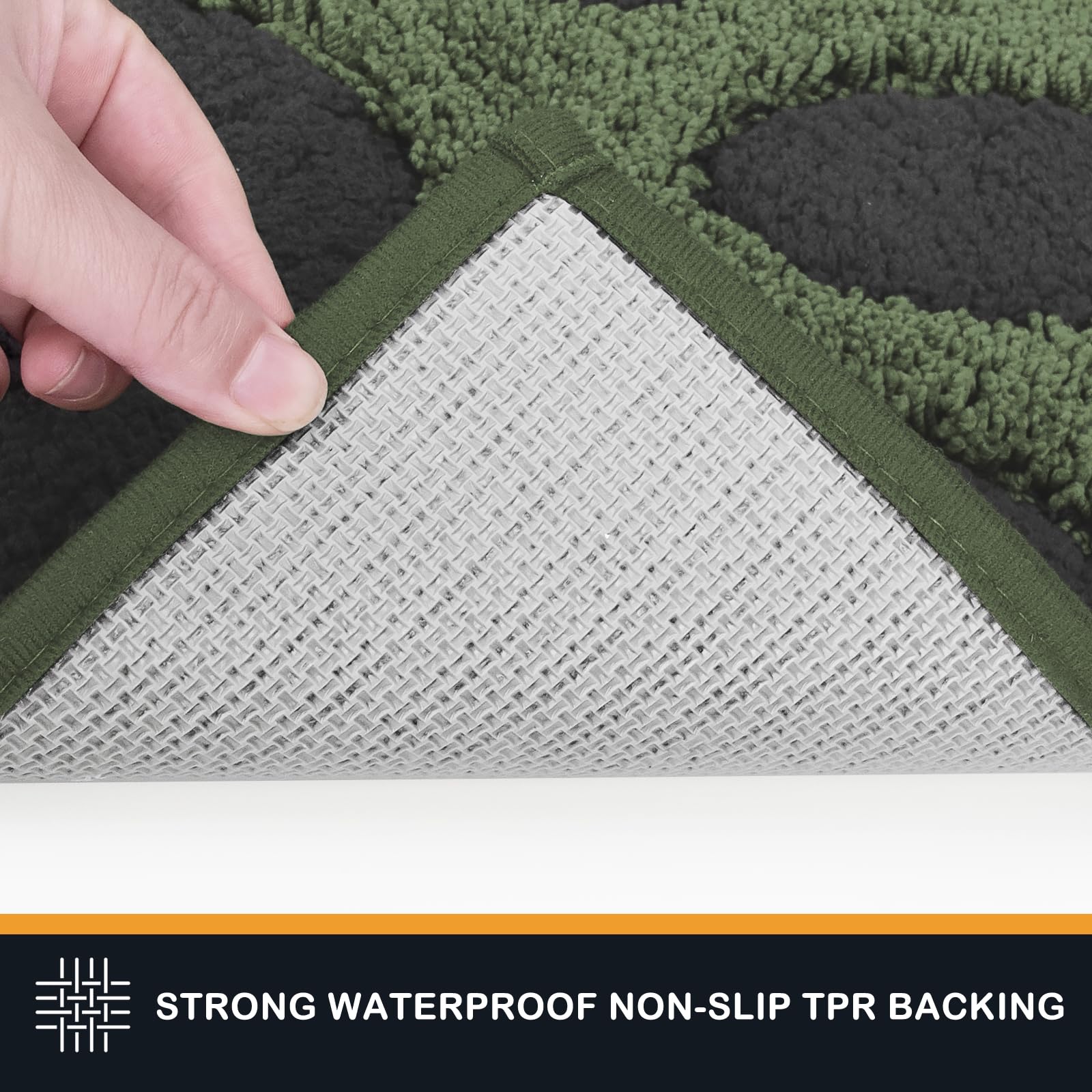 Purrugs Dirt Trapper Door Mat 20'' X 31.5'', Non-Skid/Slip Machine Washable Microfiber Entryway Rug, Dog Doormat, Super Absorben