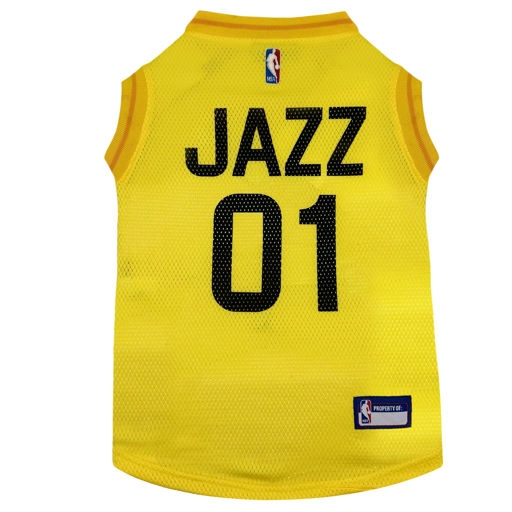 Pets First NBA Utah Jazz Dog Jersey, Large - Tank Top Basketball Pet Jersey