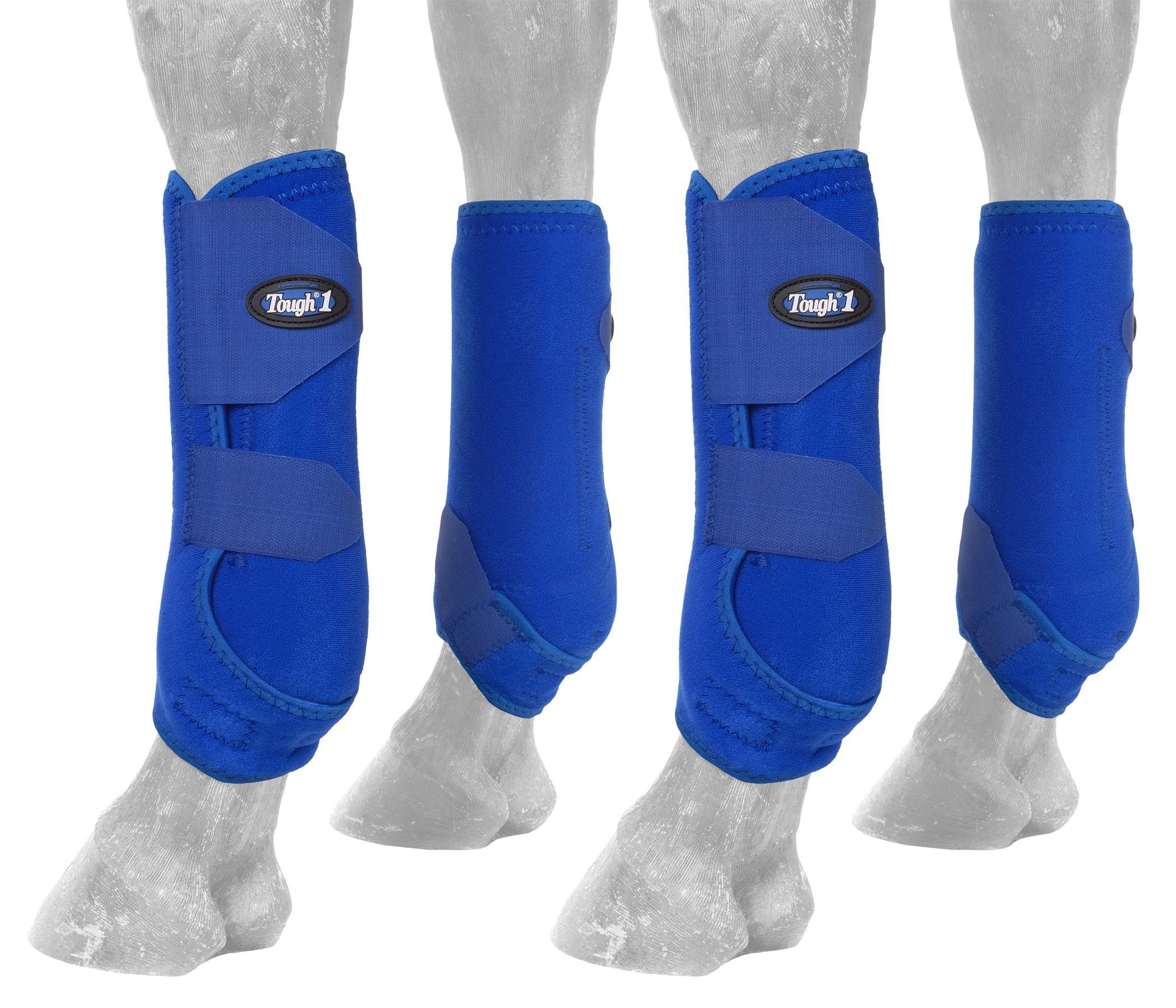 Tough 1 Extreme Vented Sport Boots Set, Royal Blue, Large