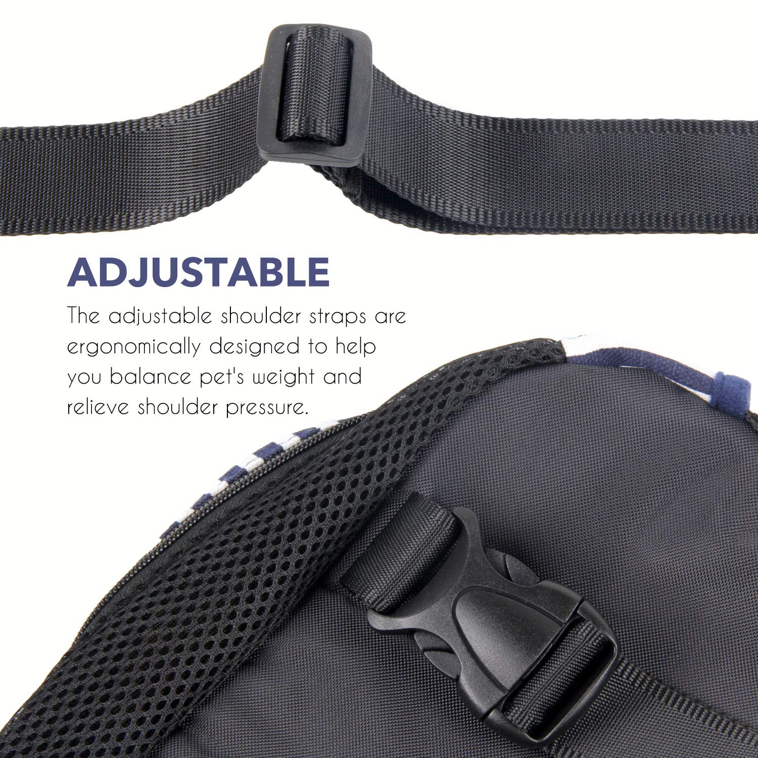 Dog Carrier Comfortable Legs Out Front Pet Carrier Backpack Cat Puppy Tote Holder Bag With Shoulder Strap And Sling For Outdoor Hiking Camping Cycling