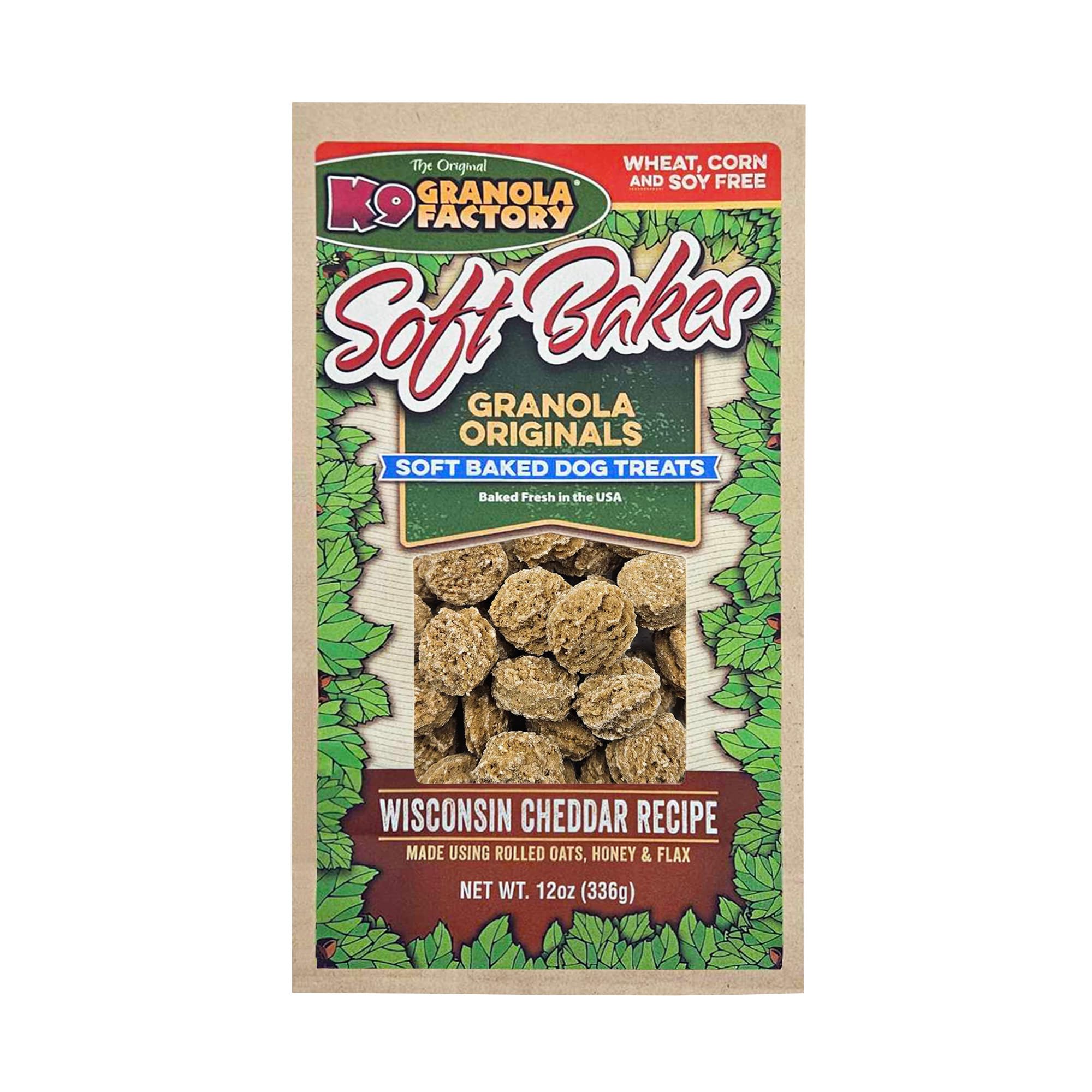 K9 Granola Factory Soft Bakes Wisconsin Cheddar, 12Oz