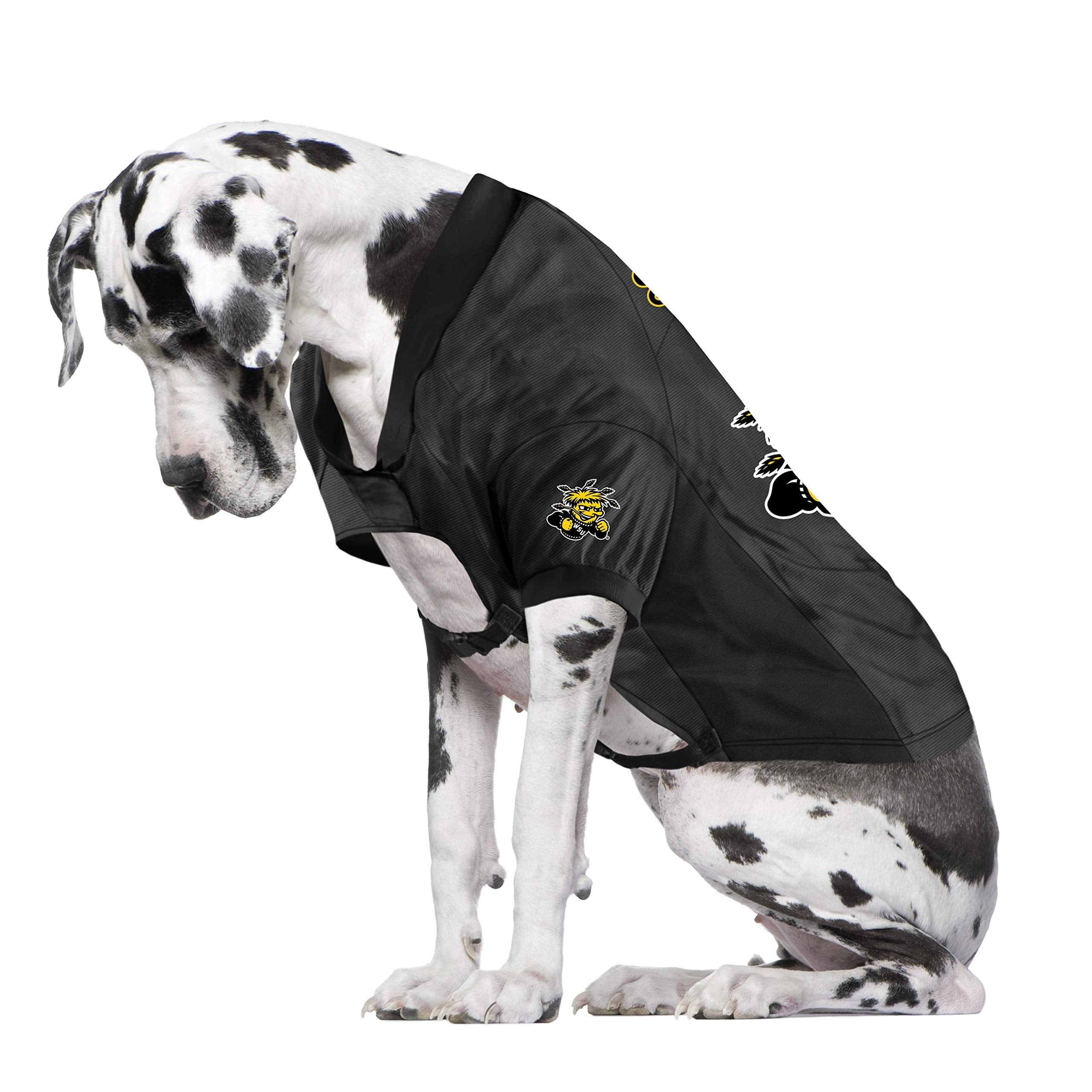 Wichita State Shockers Pet Jersey Stretch Size Big Dog - Special Order