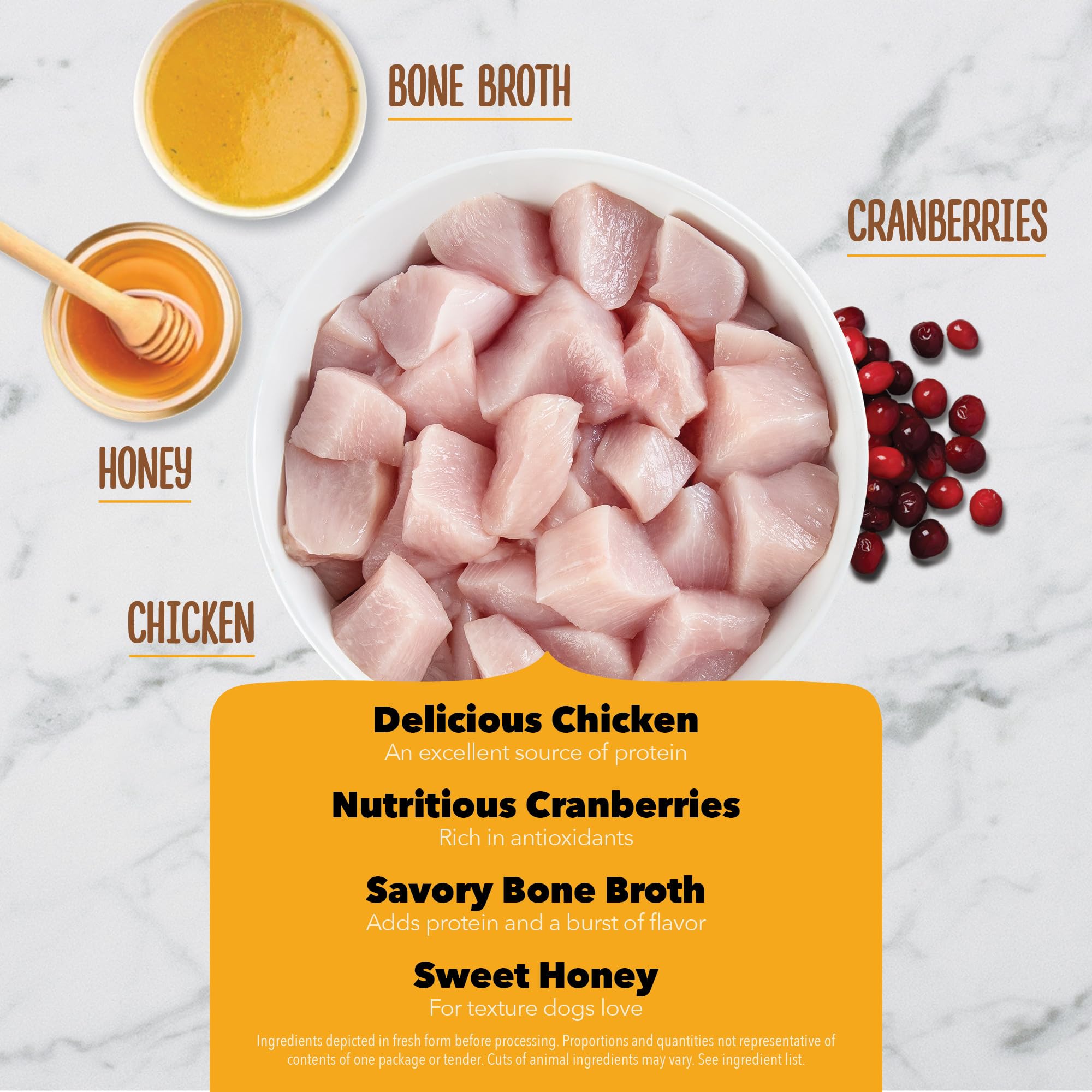 ACANA Chewy Strips Dog Treats, Chicken, Chewy Poultry Treats, 4oz