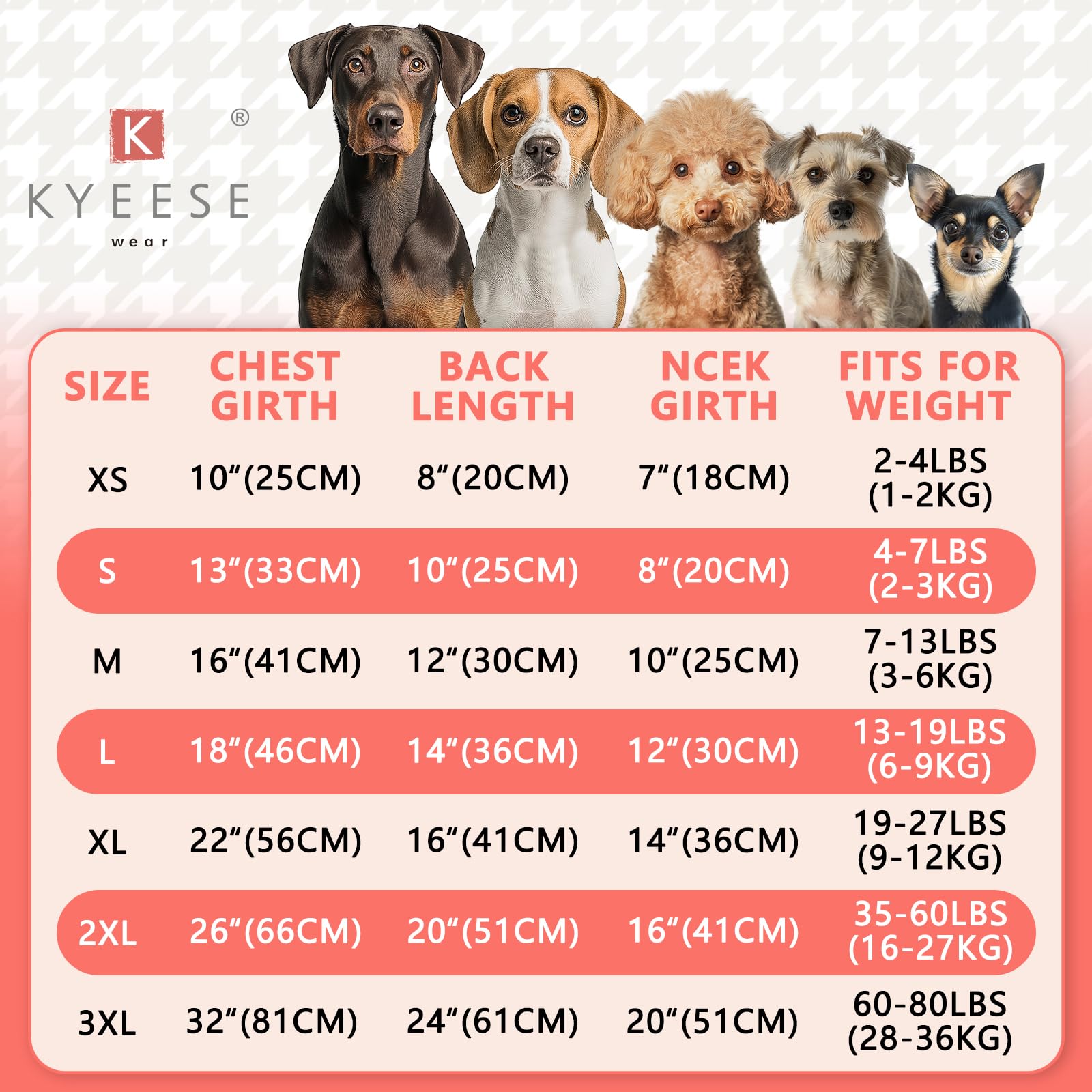 KYEESE Dog Christmas Pullover Turtleneck Sweater Dress - Comfy Soft Medium Large Size for Warm Dog Clothes