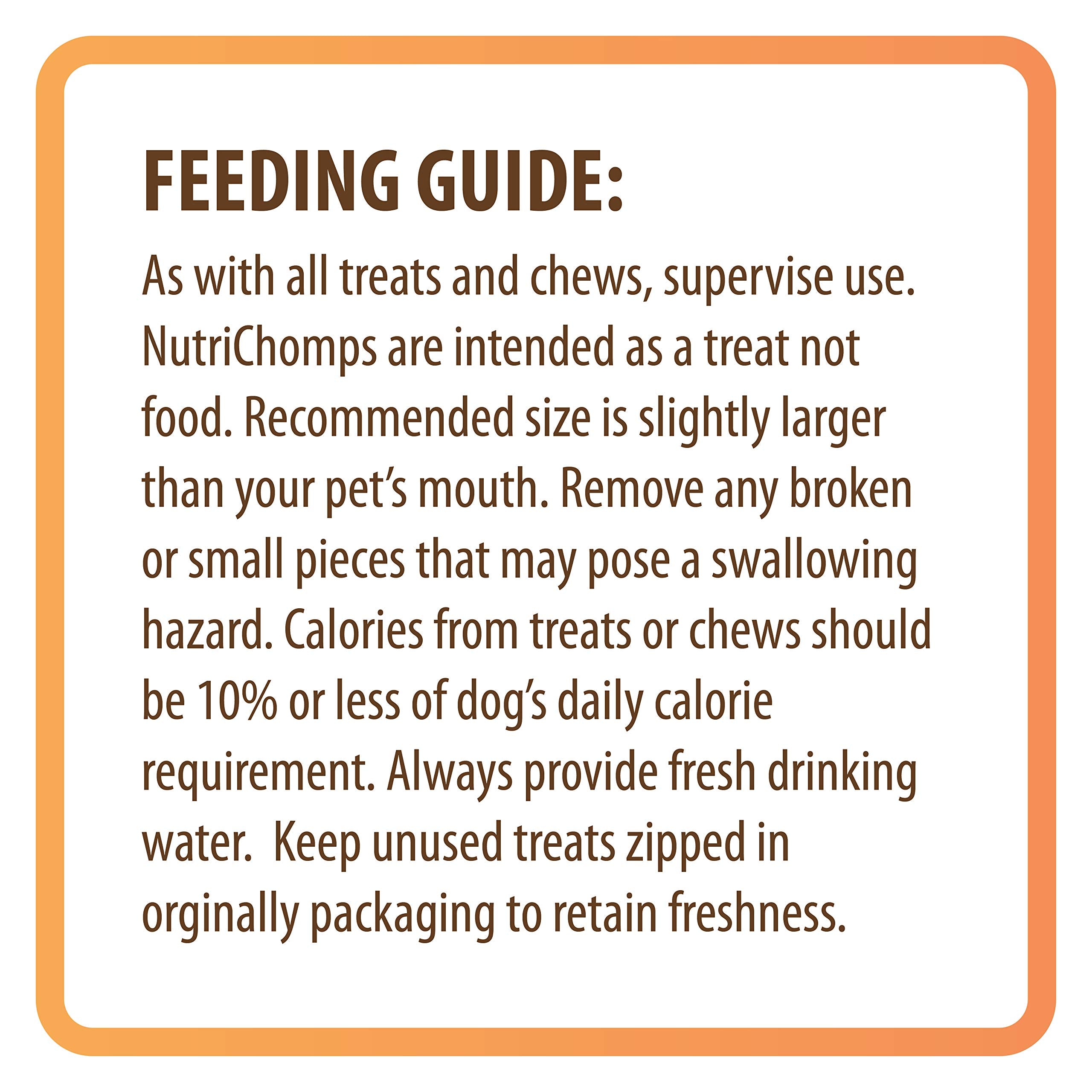 NutriChomps Dog Chews- 6-inch Braids,Easy to Digest, Rawhide-Free Dog Treats, Healthy, 4 Count, Real Chicken, Peanut Butter and