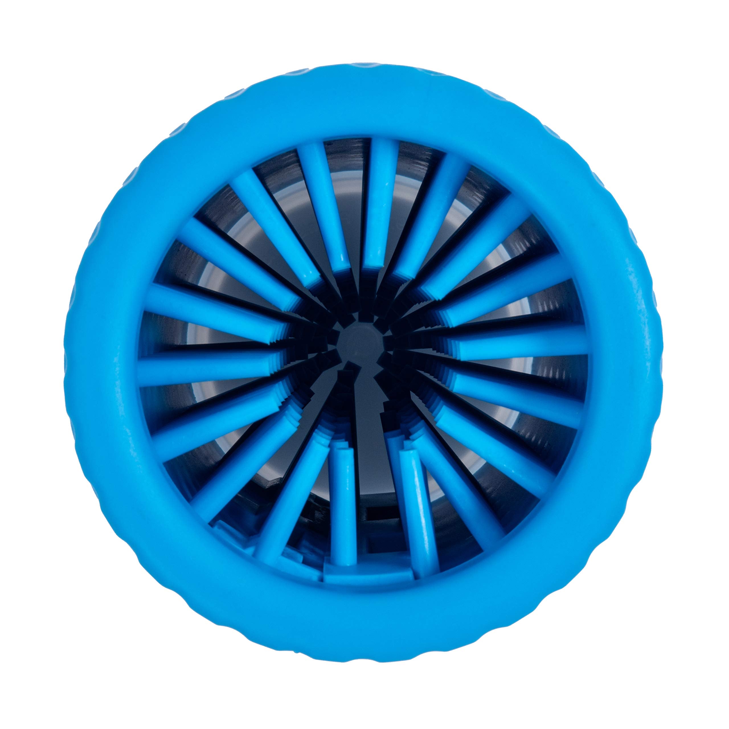 Dexas Mudbuster Portable Dog Paw Washer/Paw Cleaner, Medium, Pro Blue