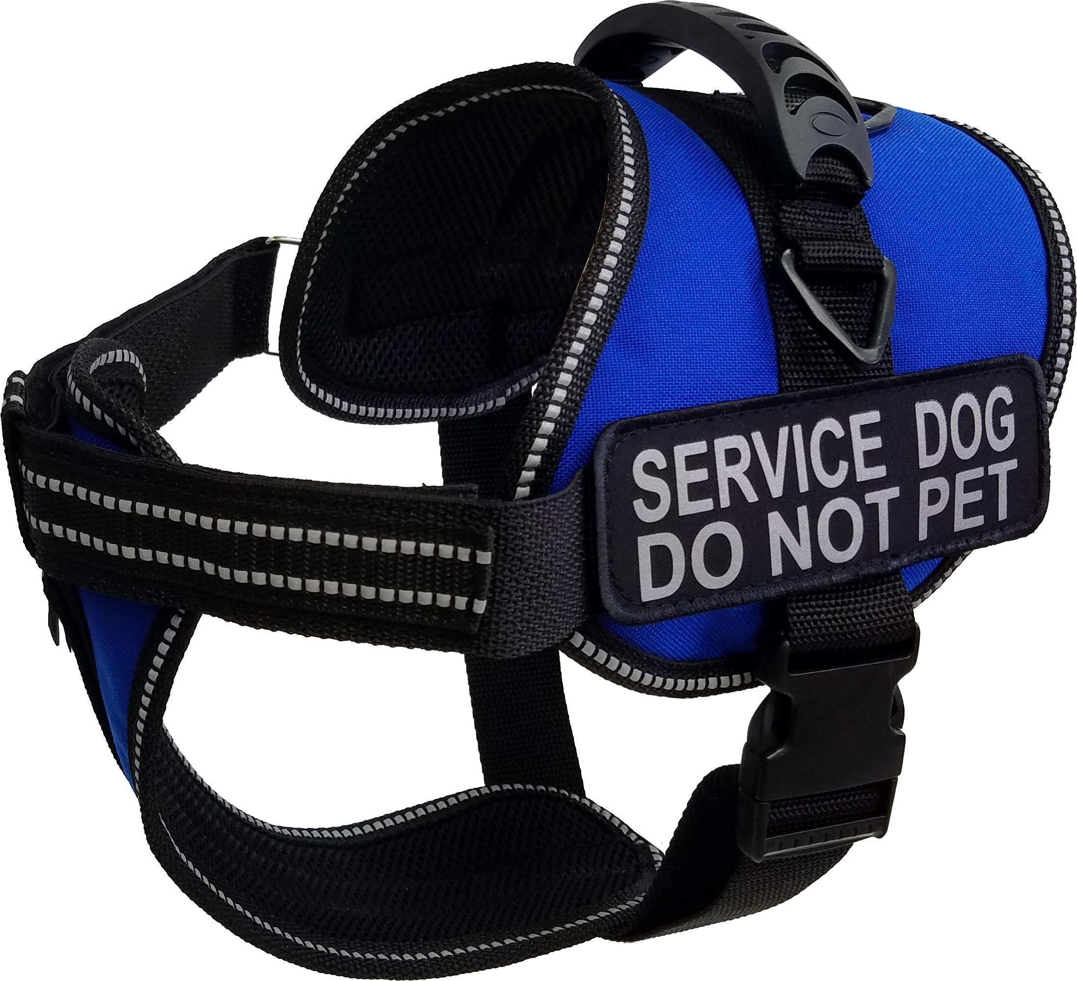 Activedogs Service Dog Vest Harness - Padded Air-Tech Dog Harness Service Dog Vest Reflective - No Pull Dog Harness For Large Dogs - Heavy-Duty Extra Large Service Dog Vest Xl Girth 29'-40' Royal Blue