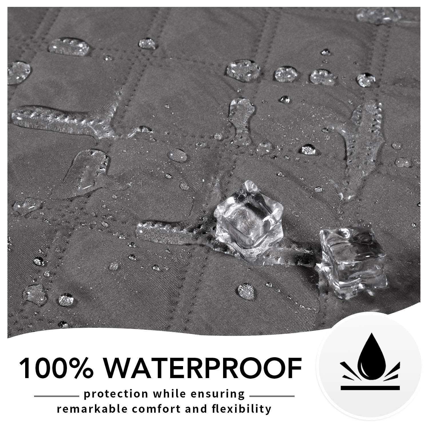 Easy-Going 100% Waterproof Dog Bed Cover Washable Couch Cover Non-Slip Sofa Cover Furniture Protector Cover Reusable Incontinenc