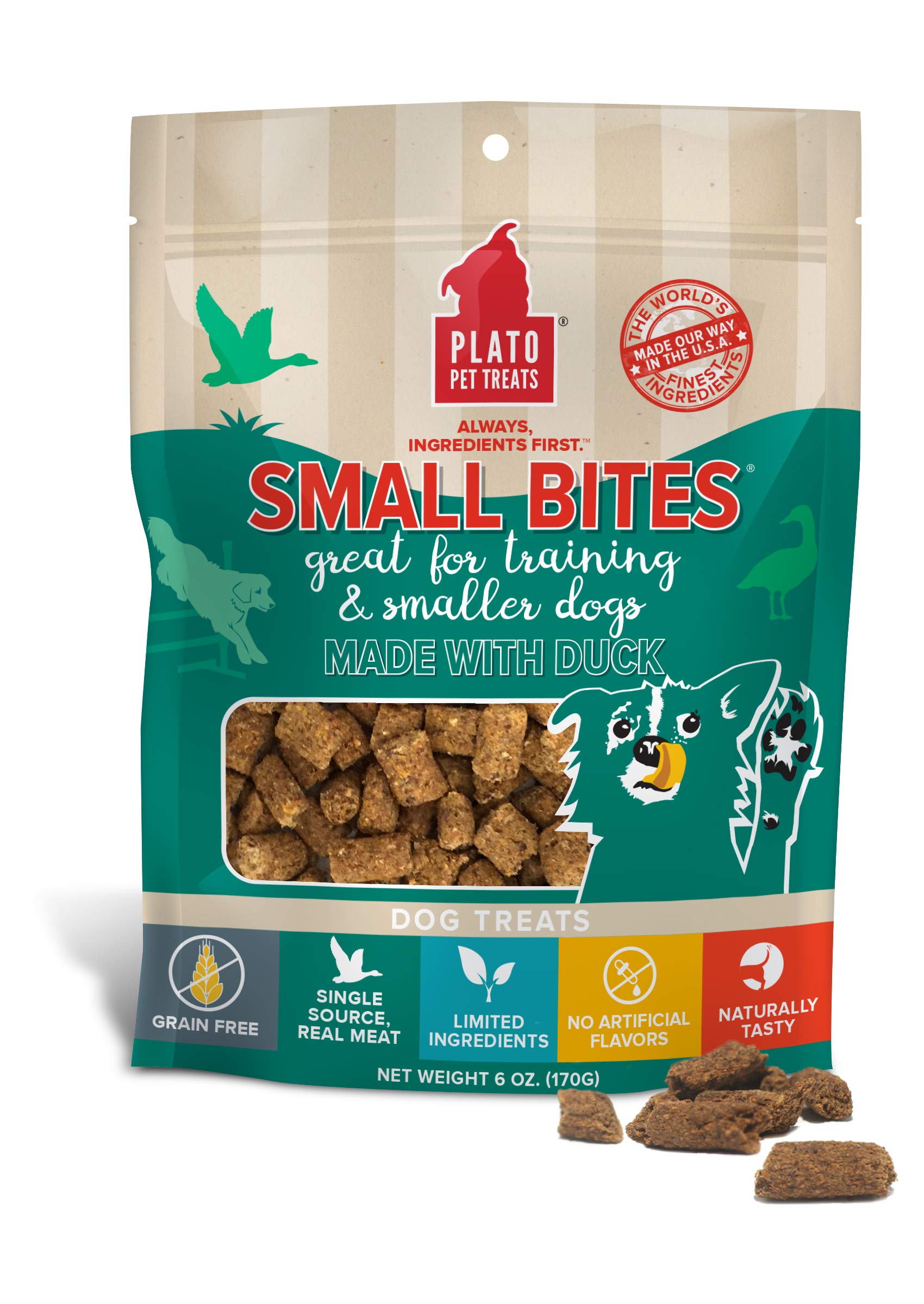 Plato Small Bites Duck 2.5oz, 850002221107, 850002221107, 850002221107, 850002221107