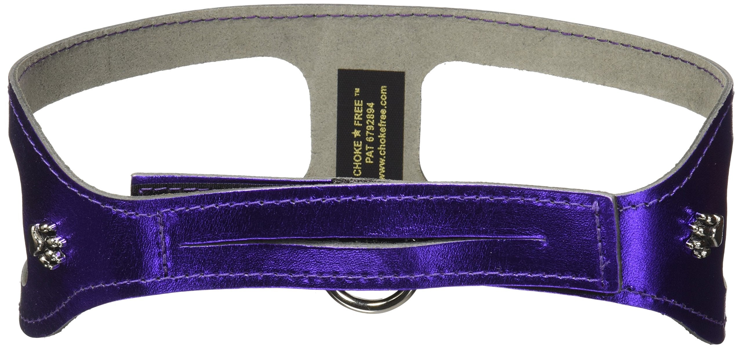Chokefree Pet Shoulder Collar, 20', Metallic Purple