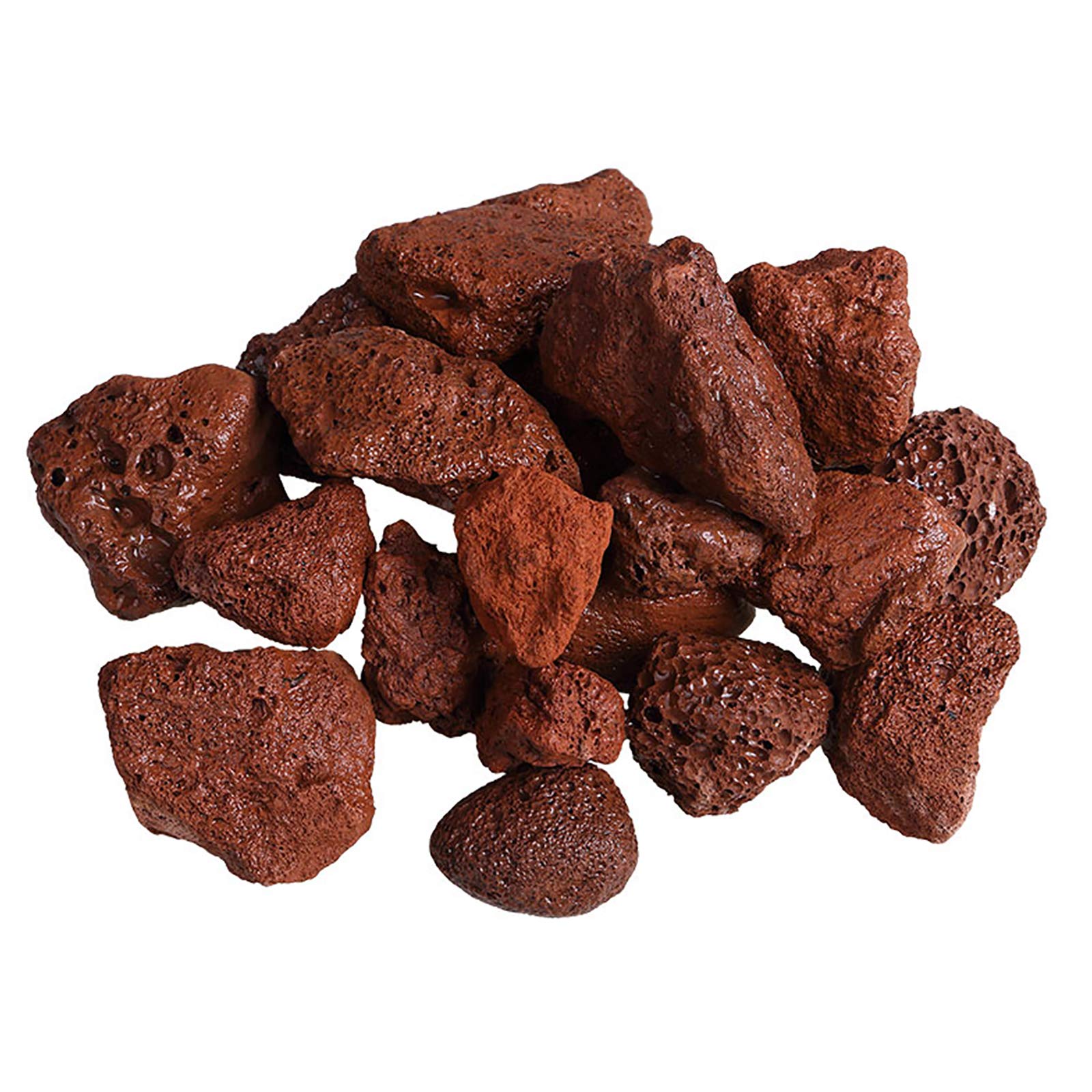 Bcqli 400G Sphere Bio-Filter Media For Marine And Freshwater Aquariums, Red Volcanic Rock
