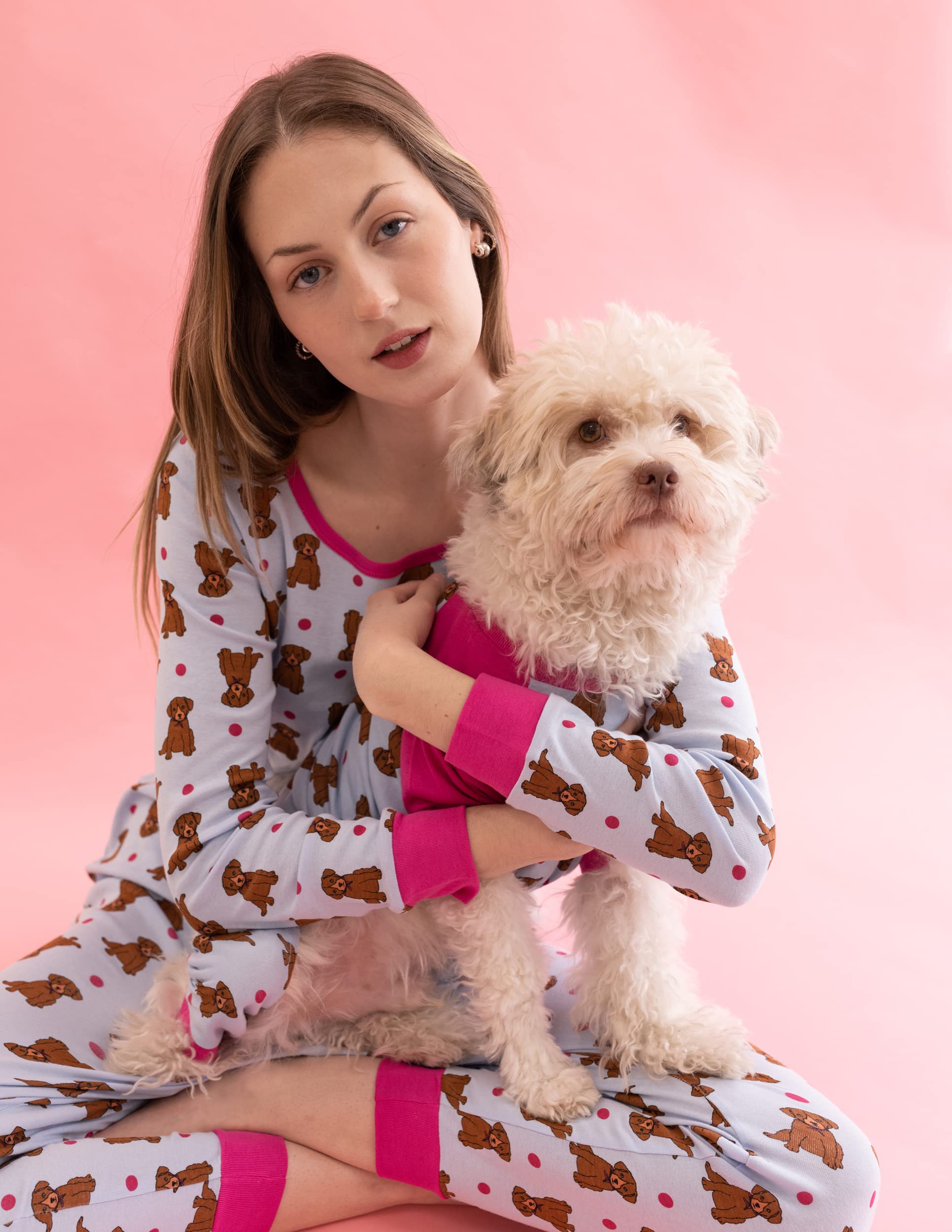 Leveret Matching Dog Pajamas Christmas Pjs 100% Cotton Puppy Size X-Large
