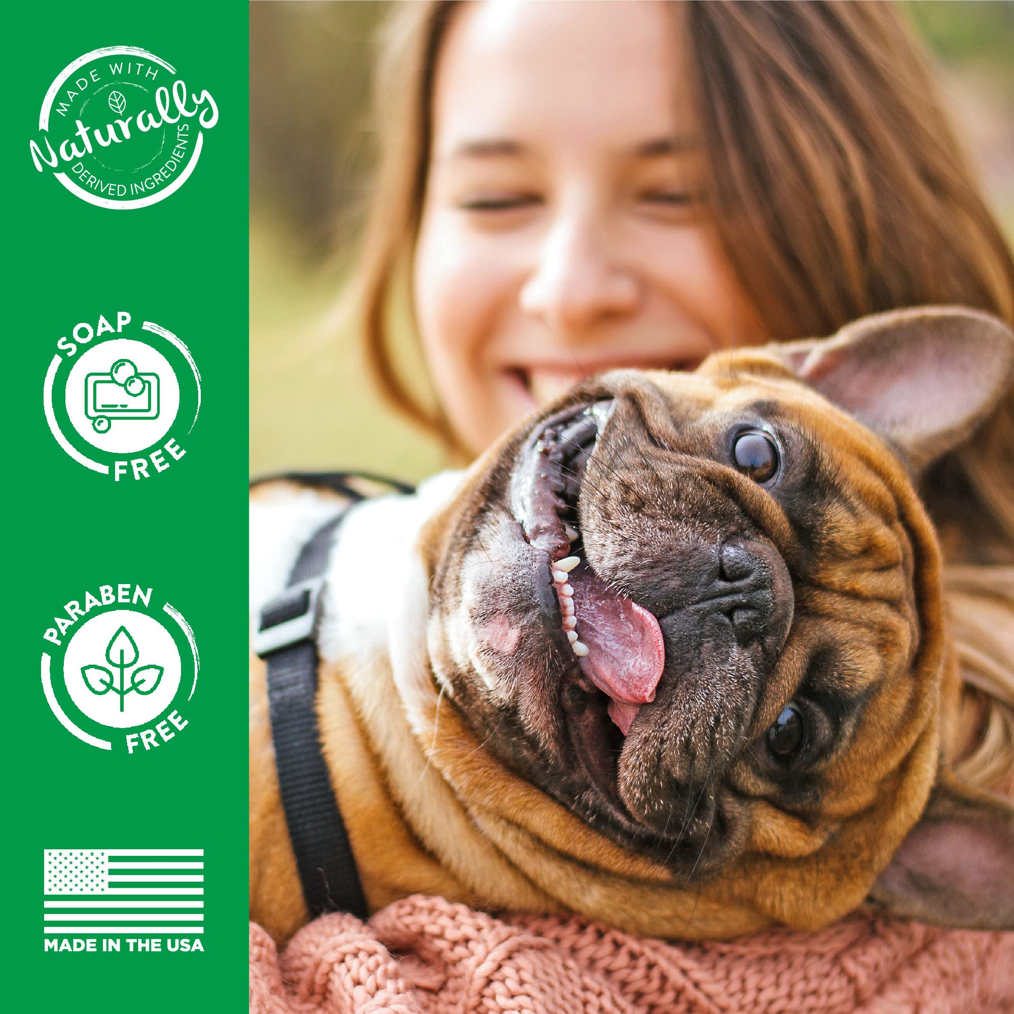 Tropiclean Baby Powder Dog Perfume Spray Long Lasting | Naturally Derived Odor Removing Dog Deodorizing Spray | Cat Friendly | Made In Usa | 8 Oz
