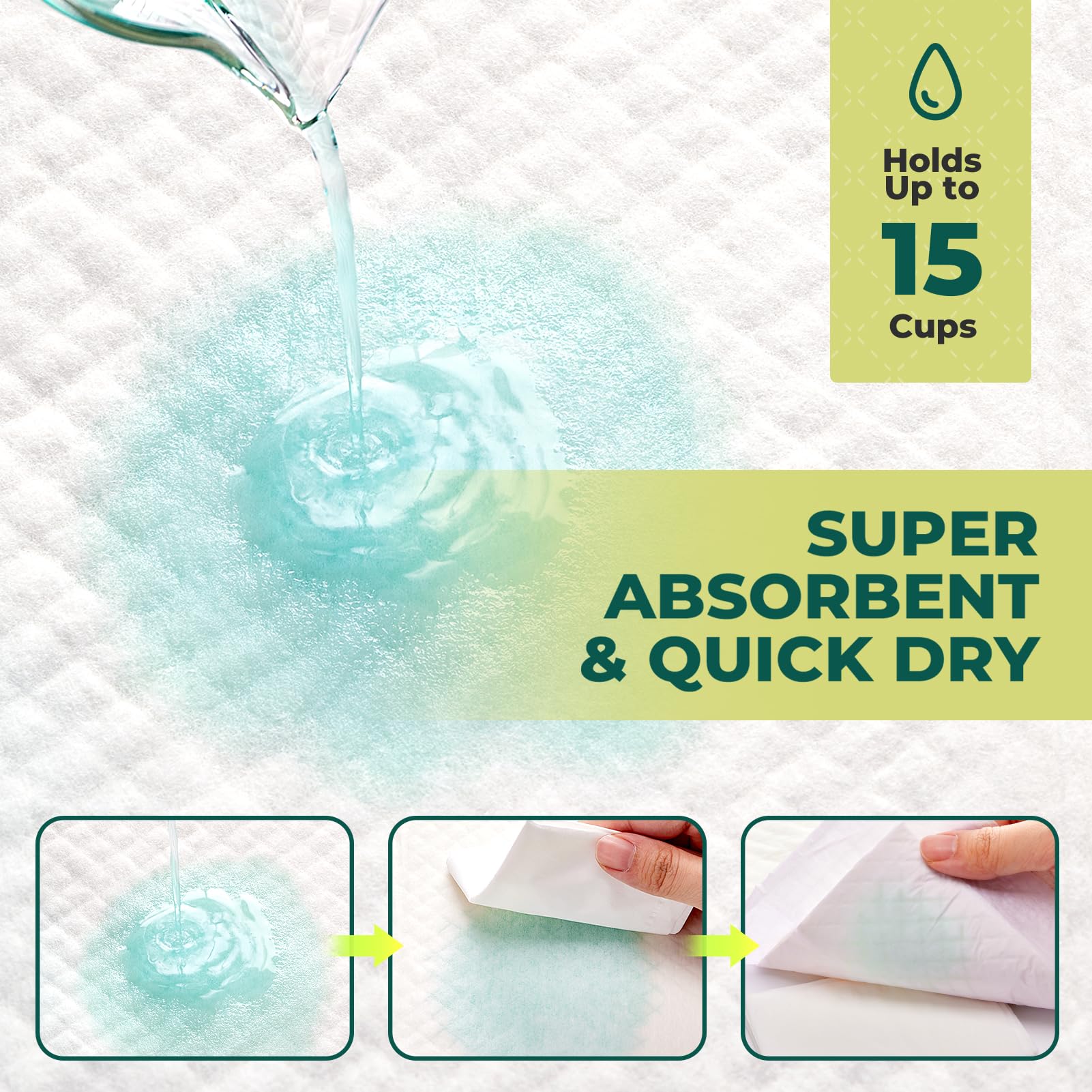 Cat Pads Refills For Tidy Cats Breeze Litter System - Super Absorbent 6-Layer Pads For Odor Control Unscented - 16.9'' X 11.4''