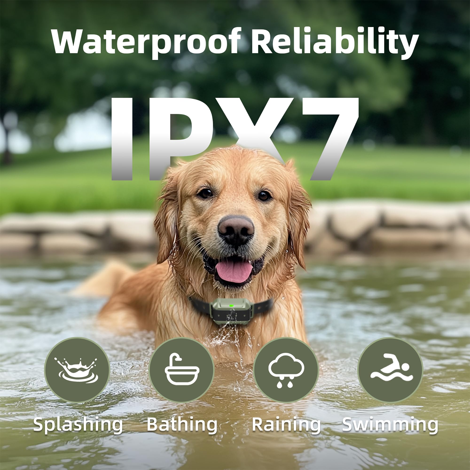 PETHEY Wireless Dog Fence System : Electric Fence for Dogs Freedom Safe Indoor Outdoor for Medium Large Dogs Covering Up to 5.6