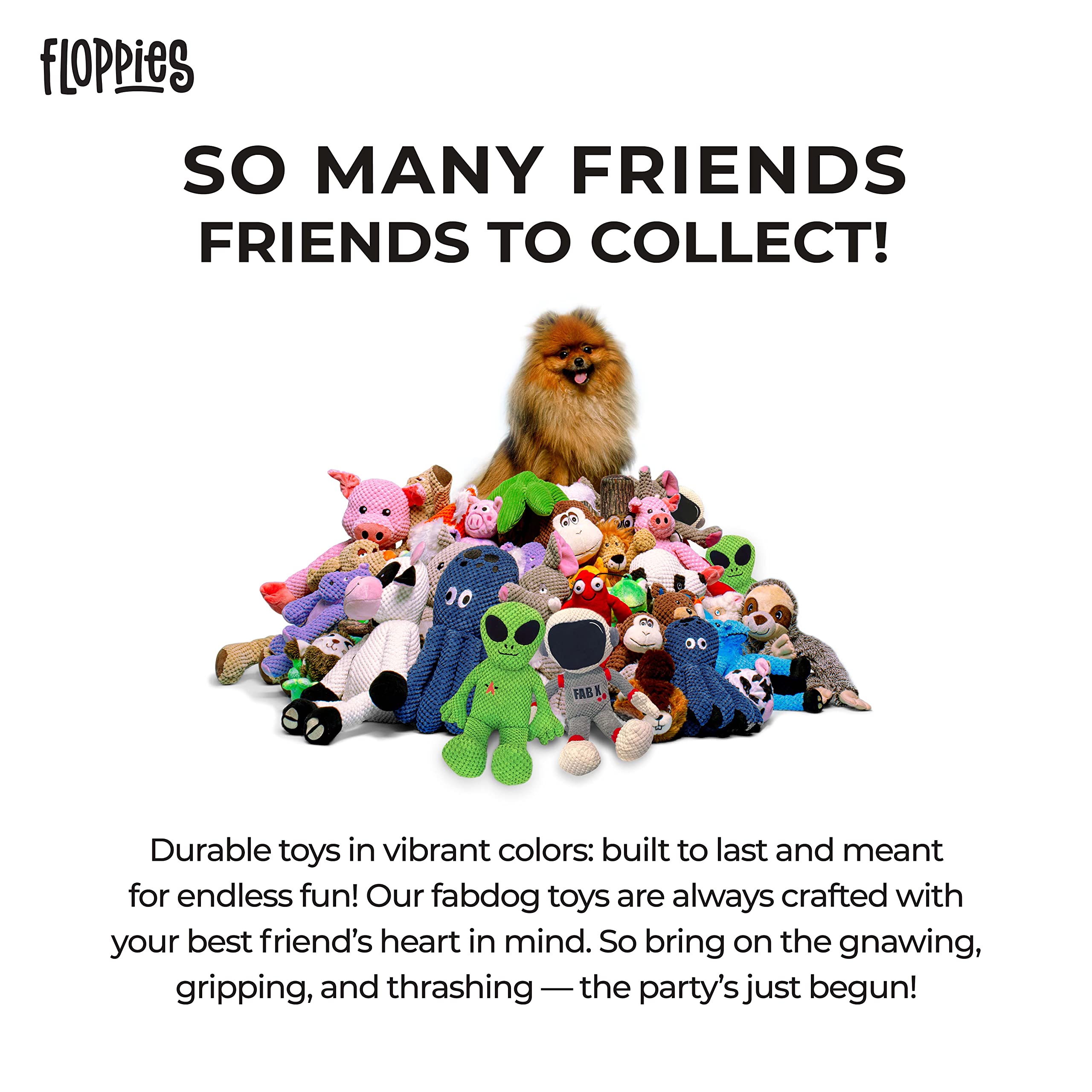 Fabdog, Inc. Floppy Llama Dog Toys From (Large)
