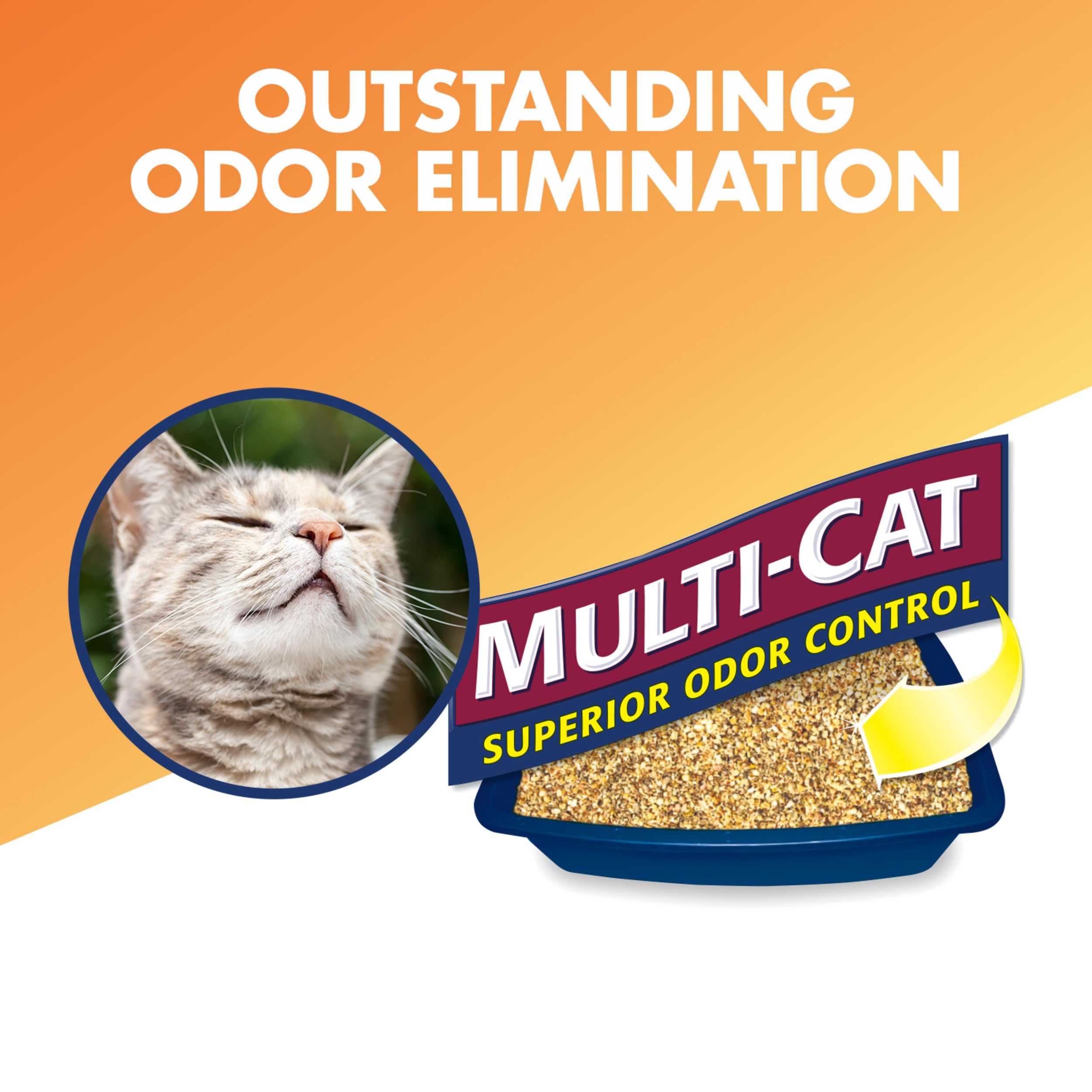Arm Hammer Naturals Cat Litter, Multi Cat, 18Lb Bag