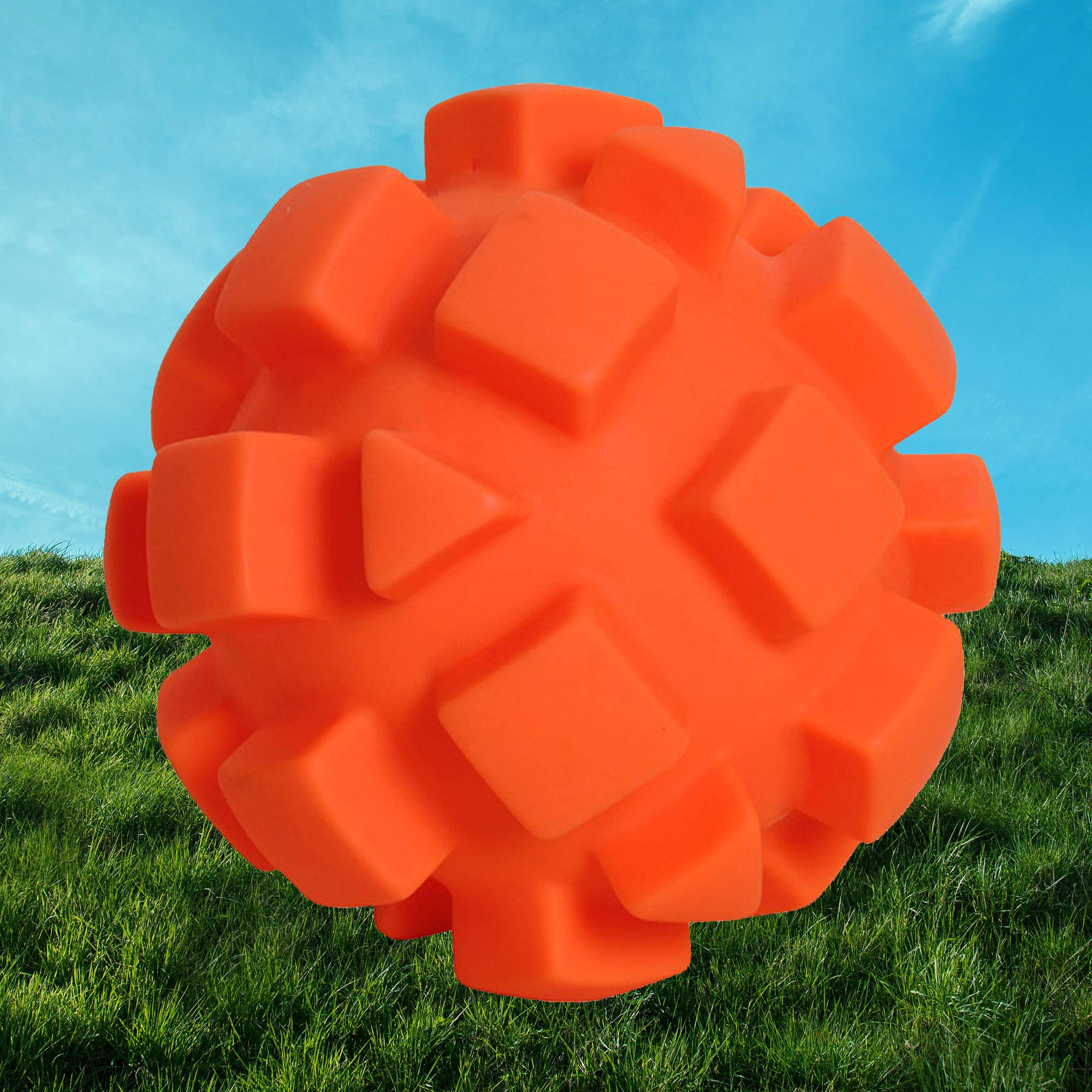 Soft-Flex Bumpy Ball Dog Toy, 5.5-Inch