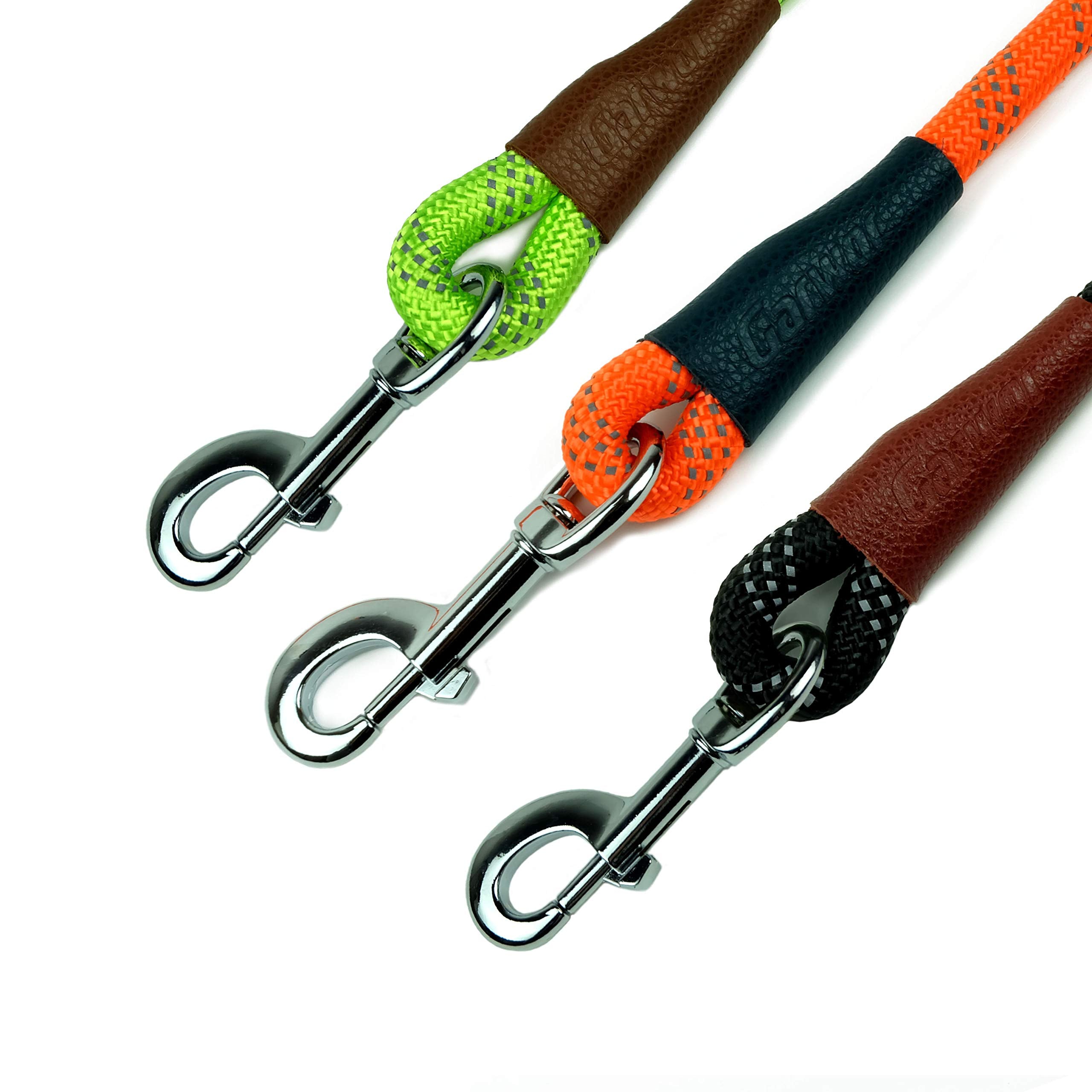 Garwor 4Pcs Heavy Duty Chrome Swivel Snap Hooks With Spring,Flag Hooks 0.77'X3.38',Pet Buckle Multipurpose Dog Leashes Key Cha
