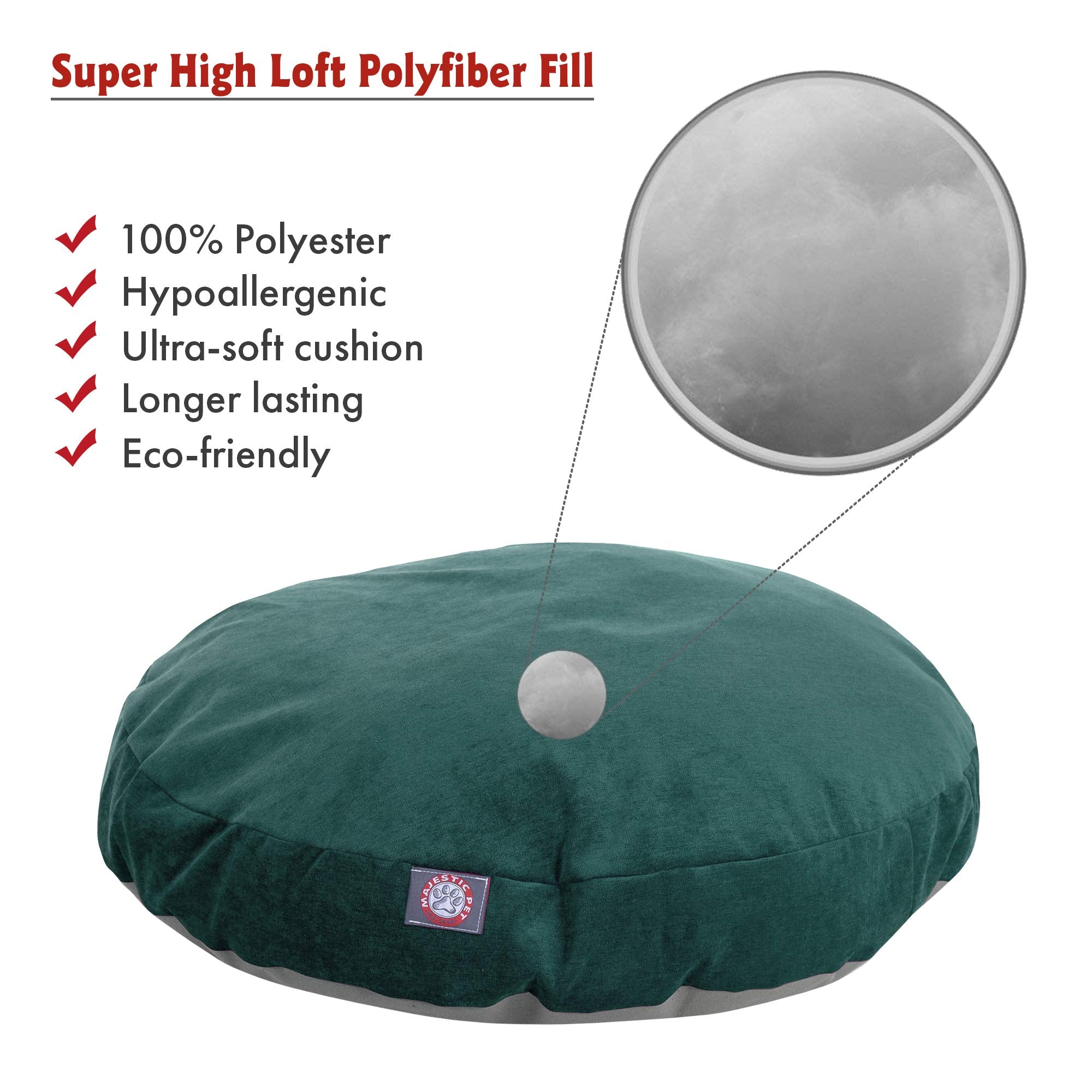 Marine Villa Collection Small Round Pet Dog Bed