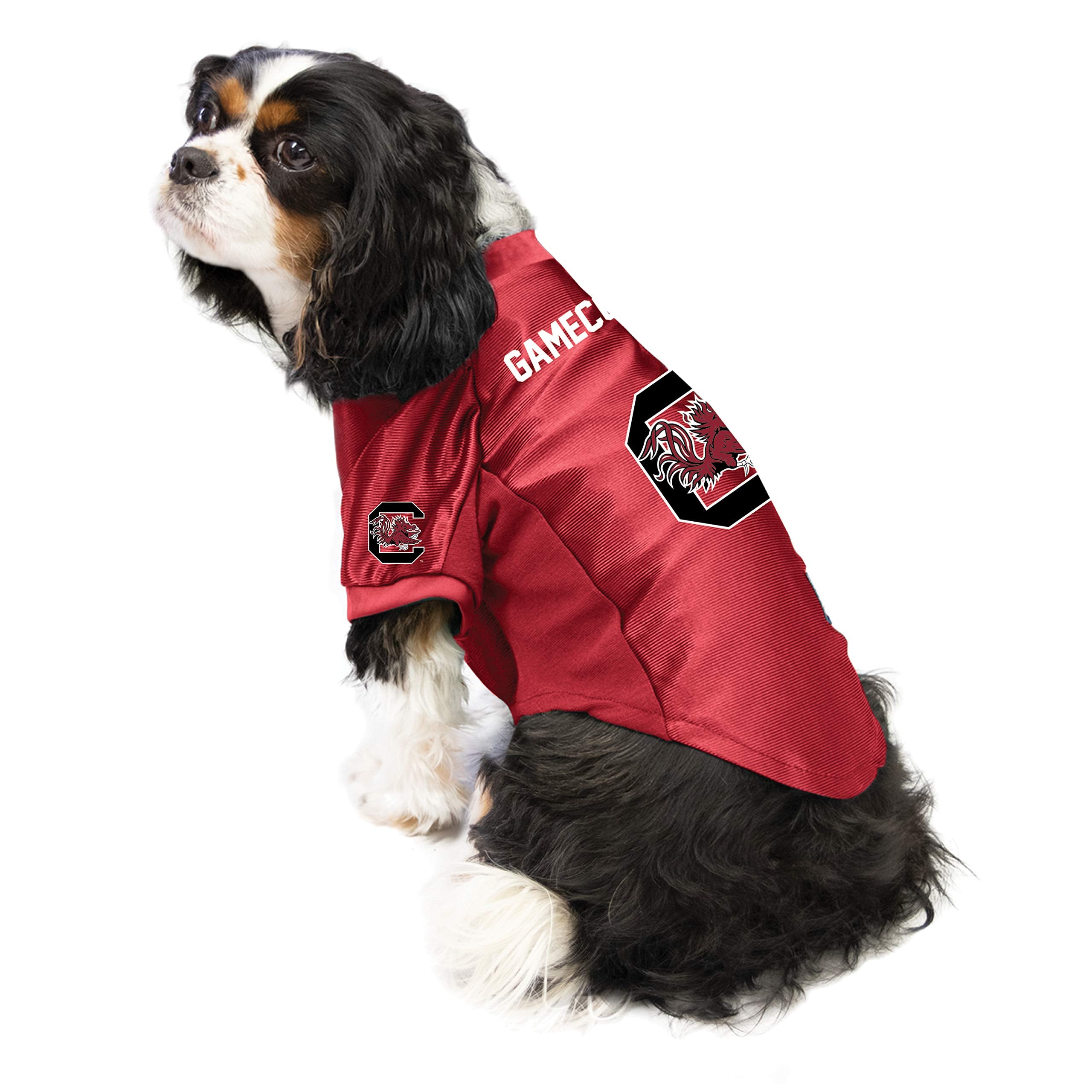 South Carolina Gamecocks Pet Jersey Stretch Size Xs - Special Order