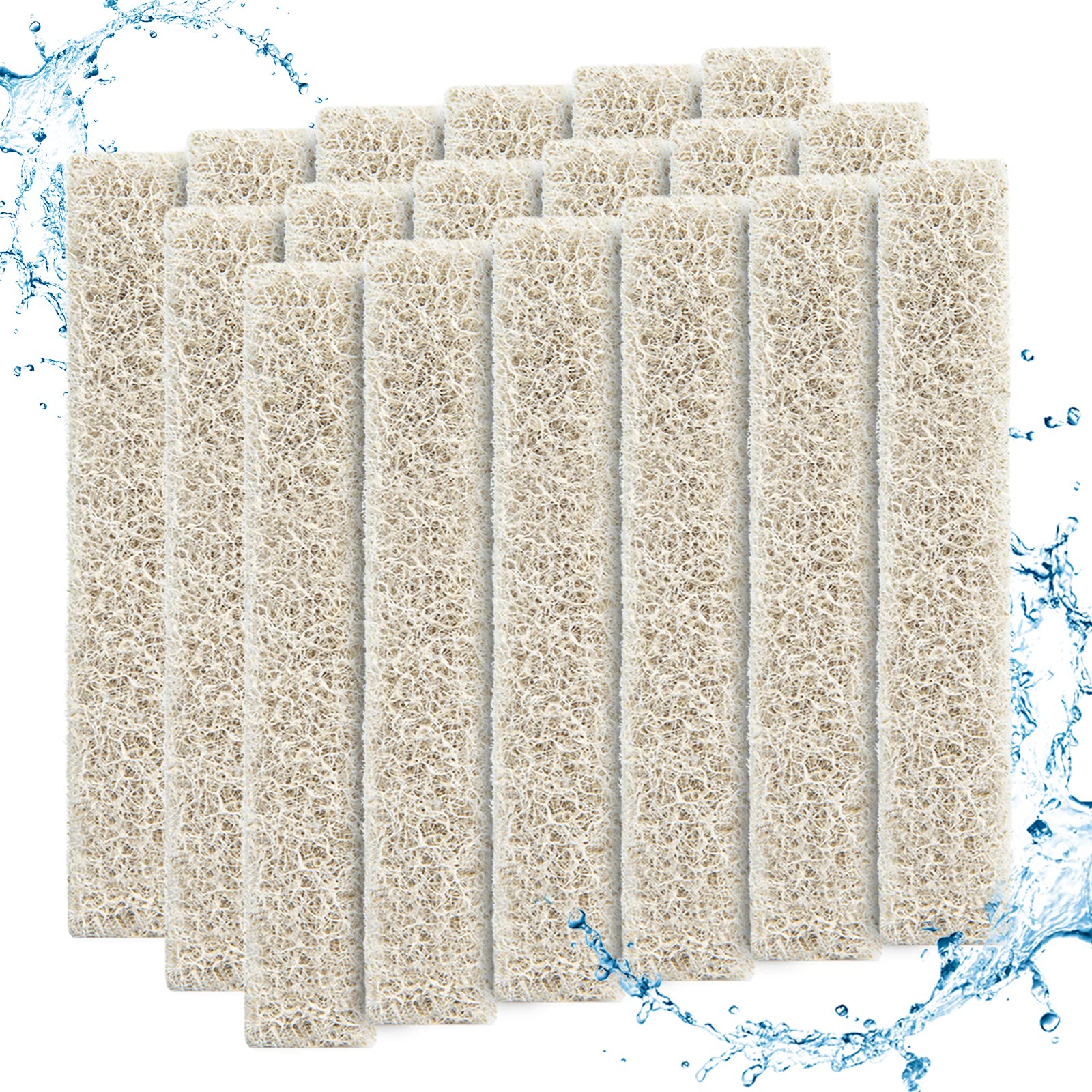 Hitauing 18 Count Ammonia Reducer Filter Pads For Aqueon Quietflow Led Pro Model 30 And 50, Specialty Filter Pads For Aqueon Qui