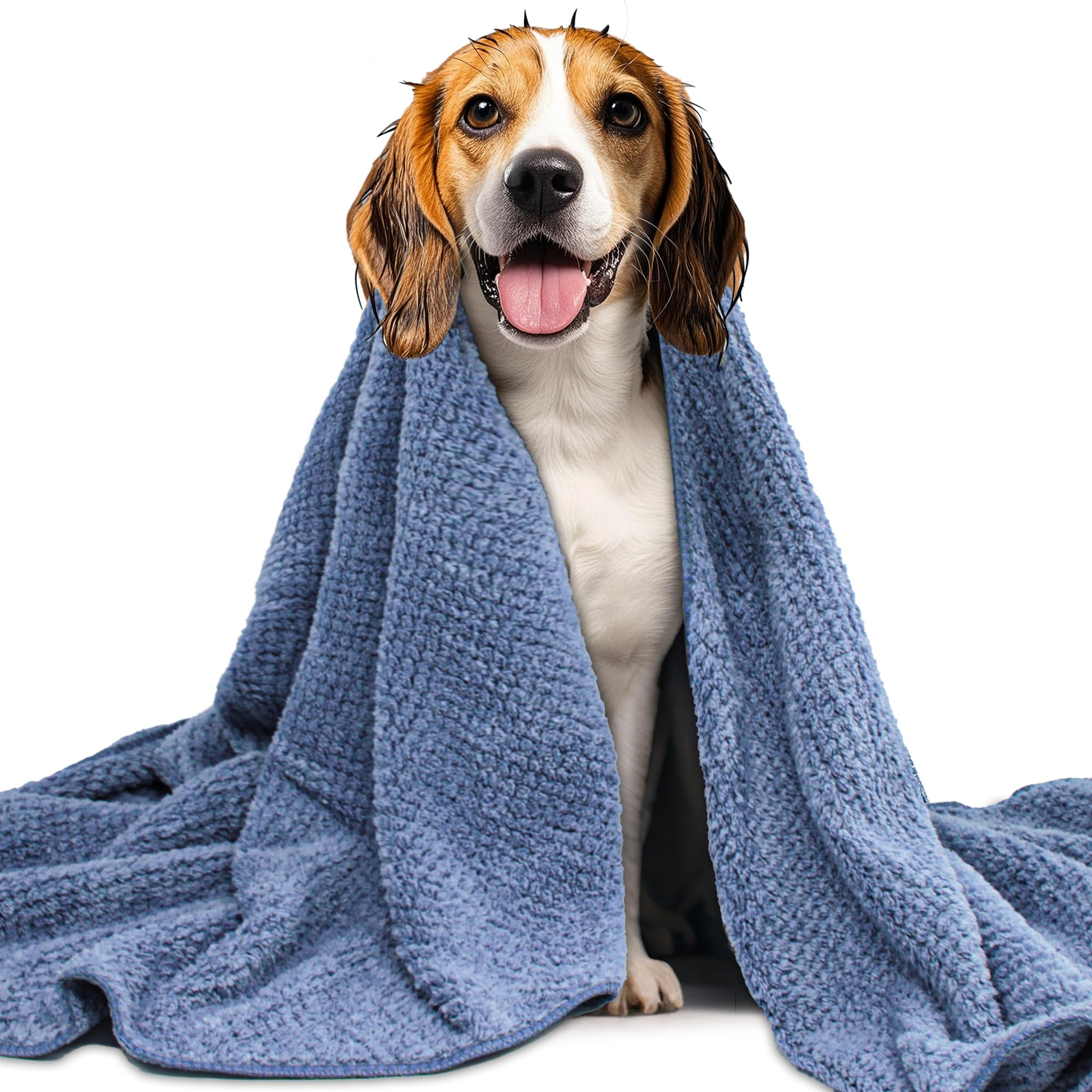 Nvnan Microfiber Dog Towels - 40X24 Inch, Super Absorbent & Quick - Drying, Soft Pet Grooming Towel For Small & Medium Dogs & Ca