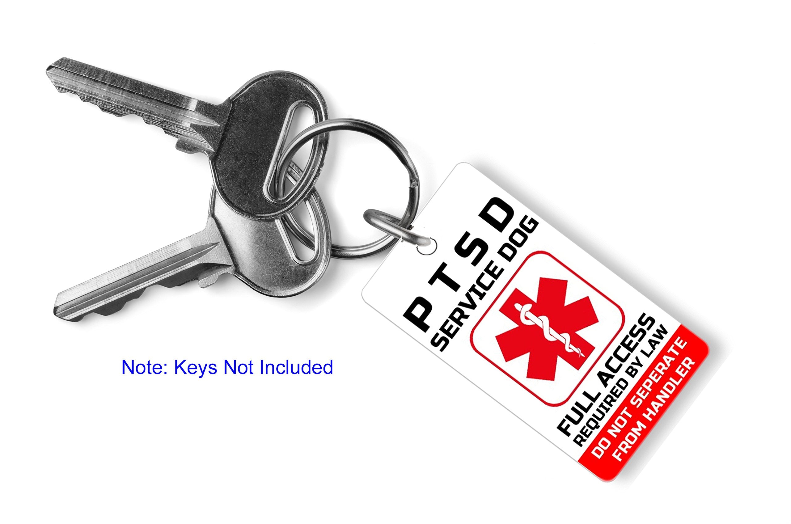 Just 4 Paws Pvc Ptsd Service Dogs Key Or Collar Tag For Ada Ptsd Service Animals (Pt21)