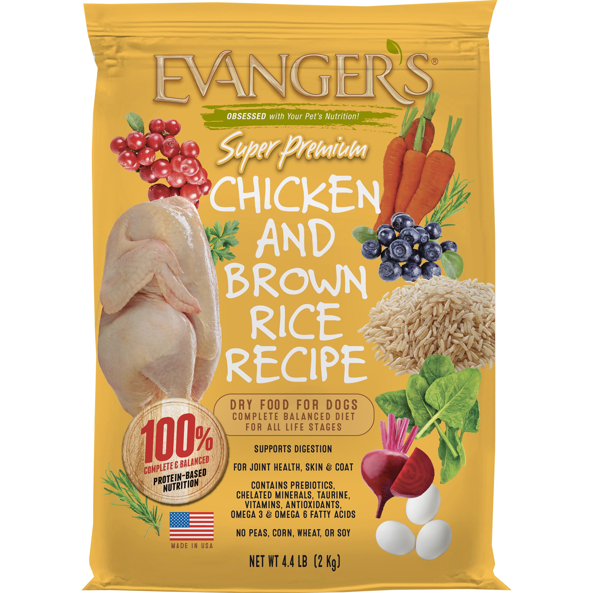 EVANGERS Chicken Brown Rice 4.4-LB