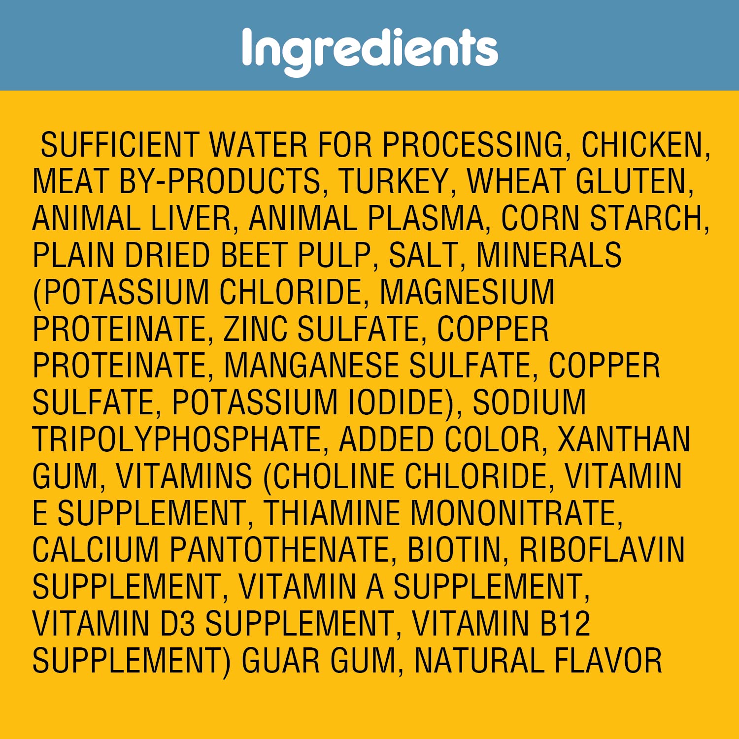 Pedigree High Protein Wet Dog Food Pouches, with Chicken and Turkey Cuts in Gravy, 3.5 oz. Pouches, 16 Count