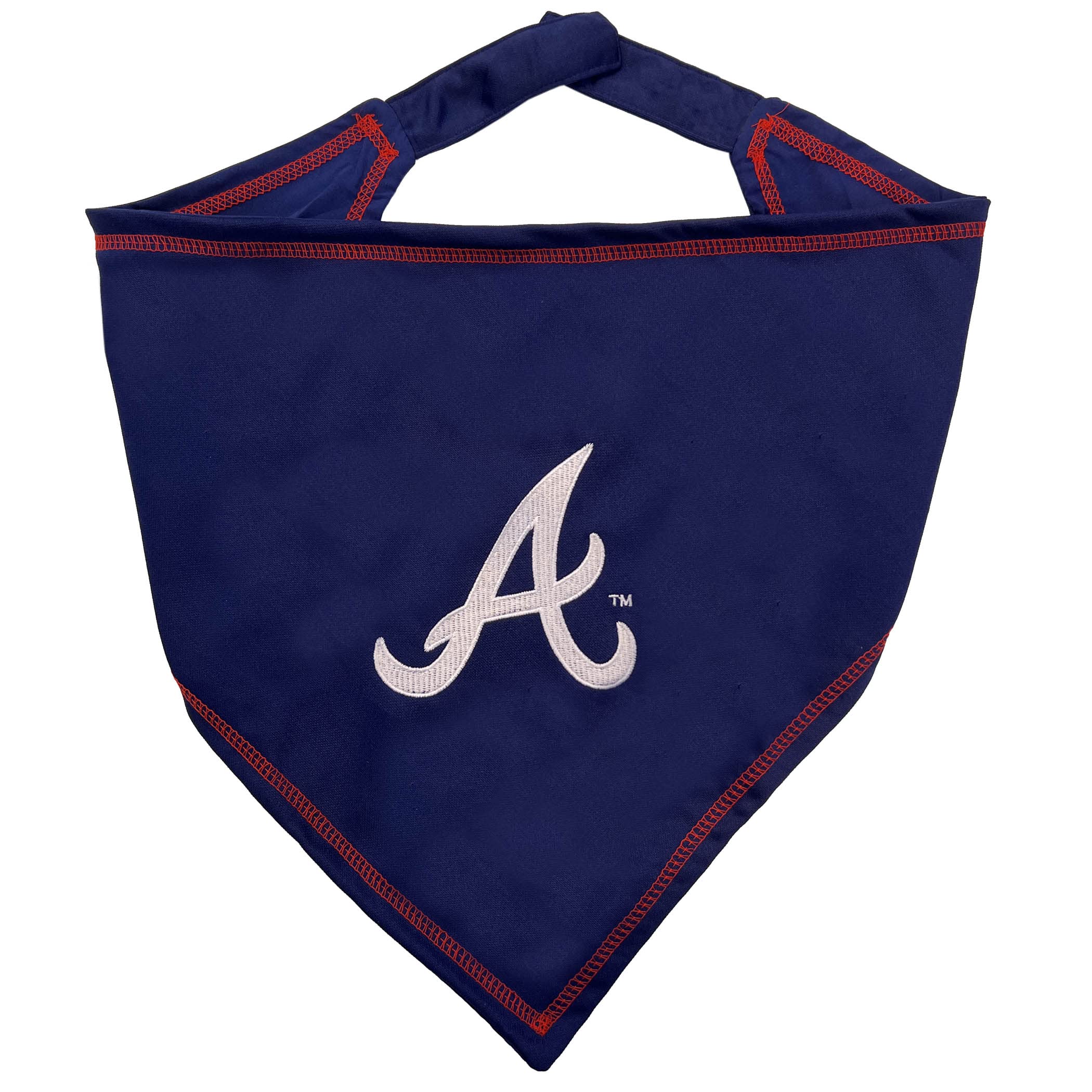 Pets First Mlb Atlanta Braves Tie Bandana, Small/Medium. Dog Bandana Scarf Bib For Pet Cat Dog. The Ultimate Game-Day, Party Ban