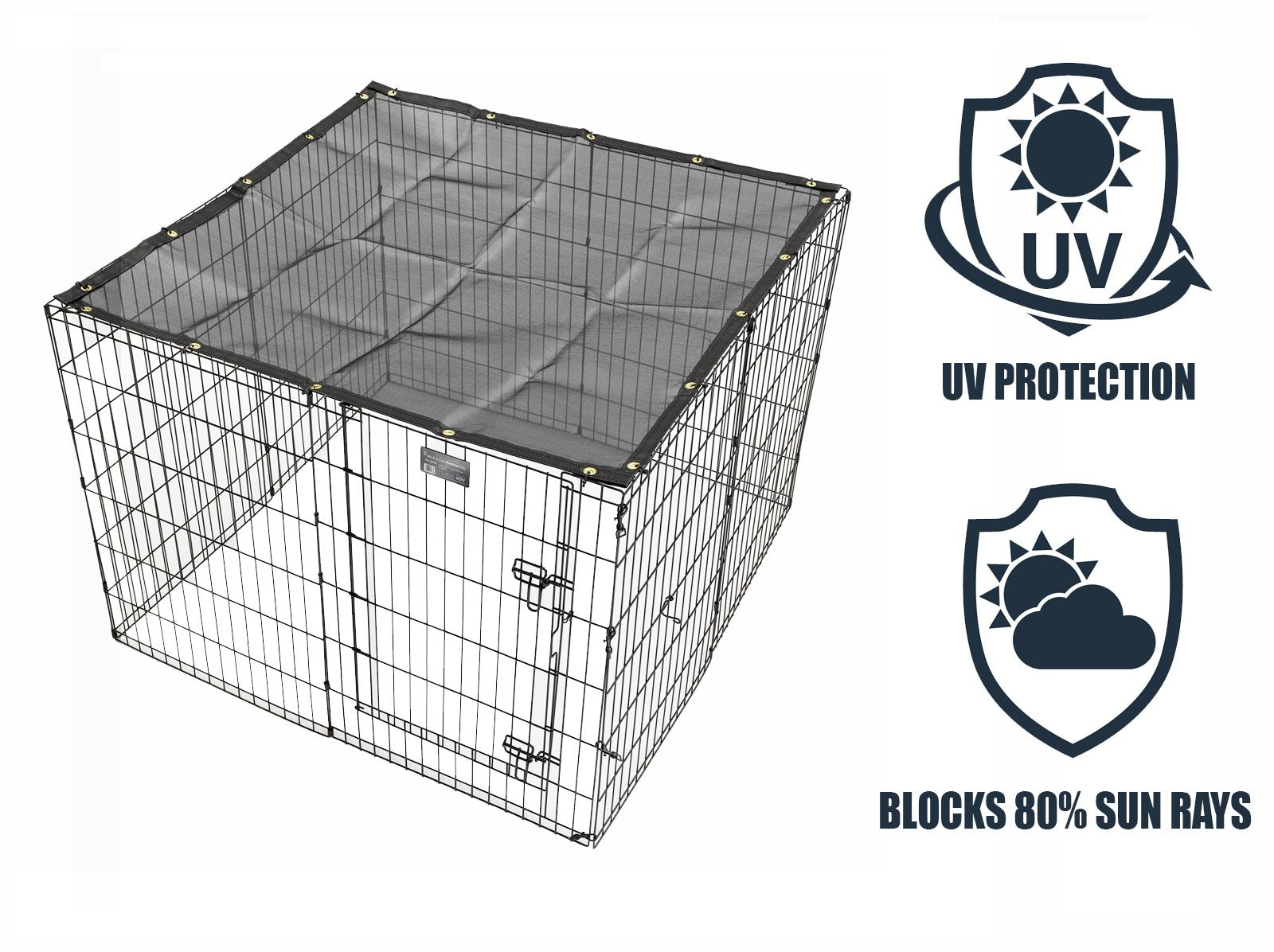 Midwest Homes For Pets Exercise Pen Suncreen Top