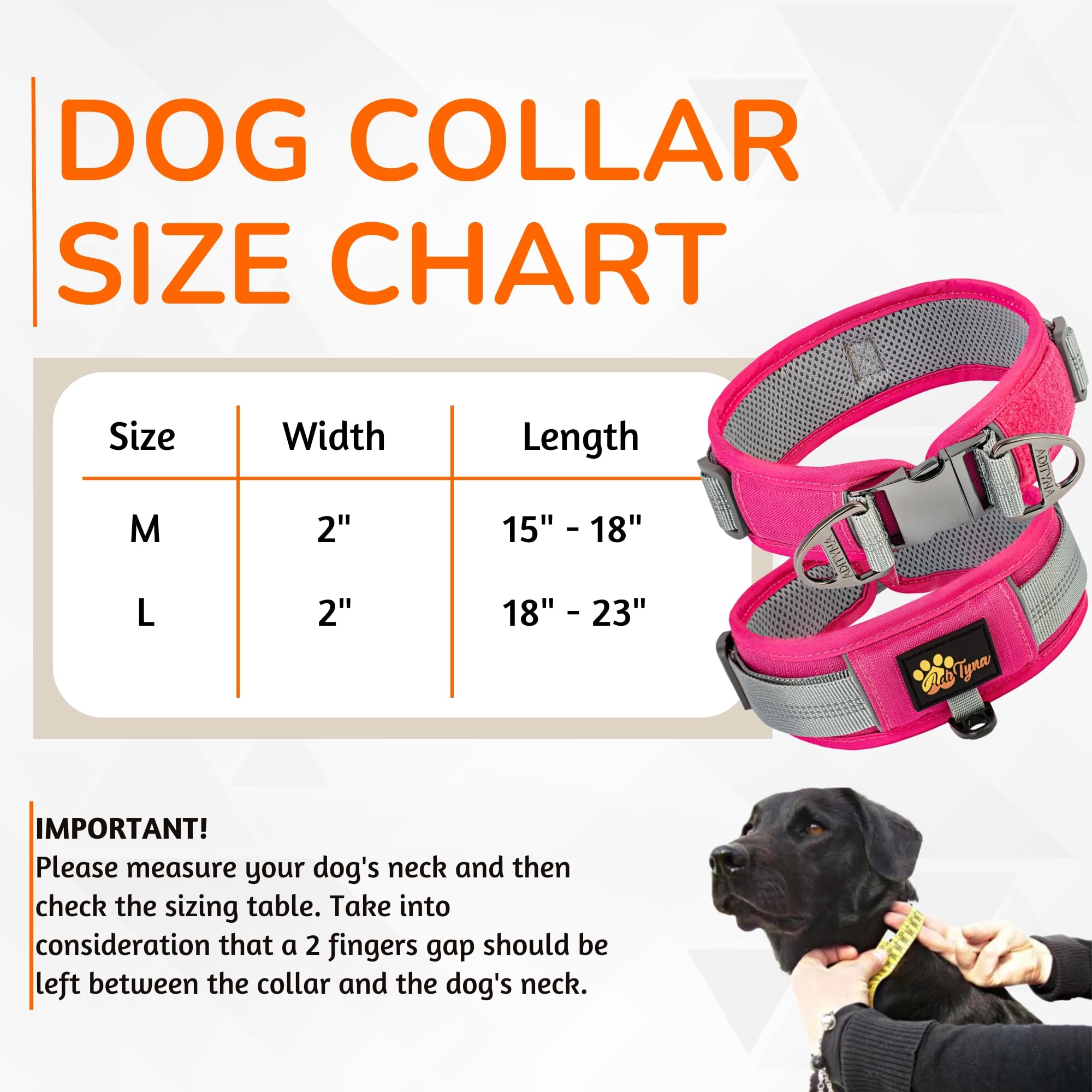 Durable 2-Inch Airttag Dog Collar For Medium Dogs - Reflective, Heavy-Duty Metal Buckle, Comfortable Mesh Lining, Includes Patch