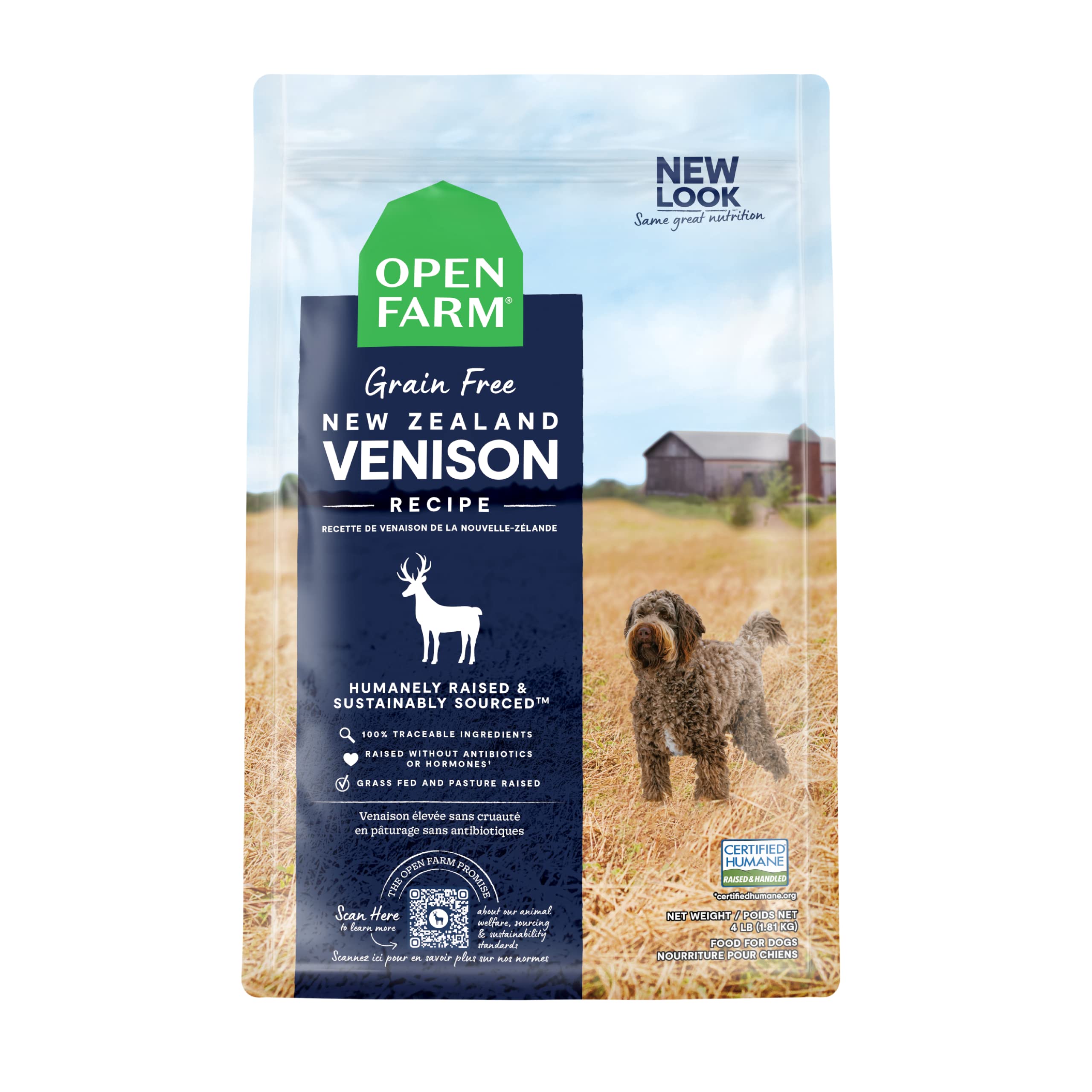 Open Farm Grain-Free Dry Dog Food with Ethically Sourced Ingredients, Non-GMO Veggies & Superfoods to Support Overall Health, Ne