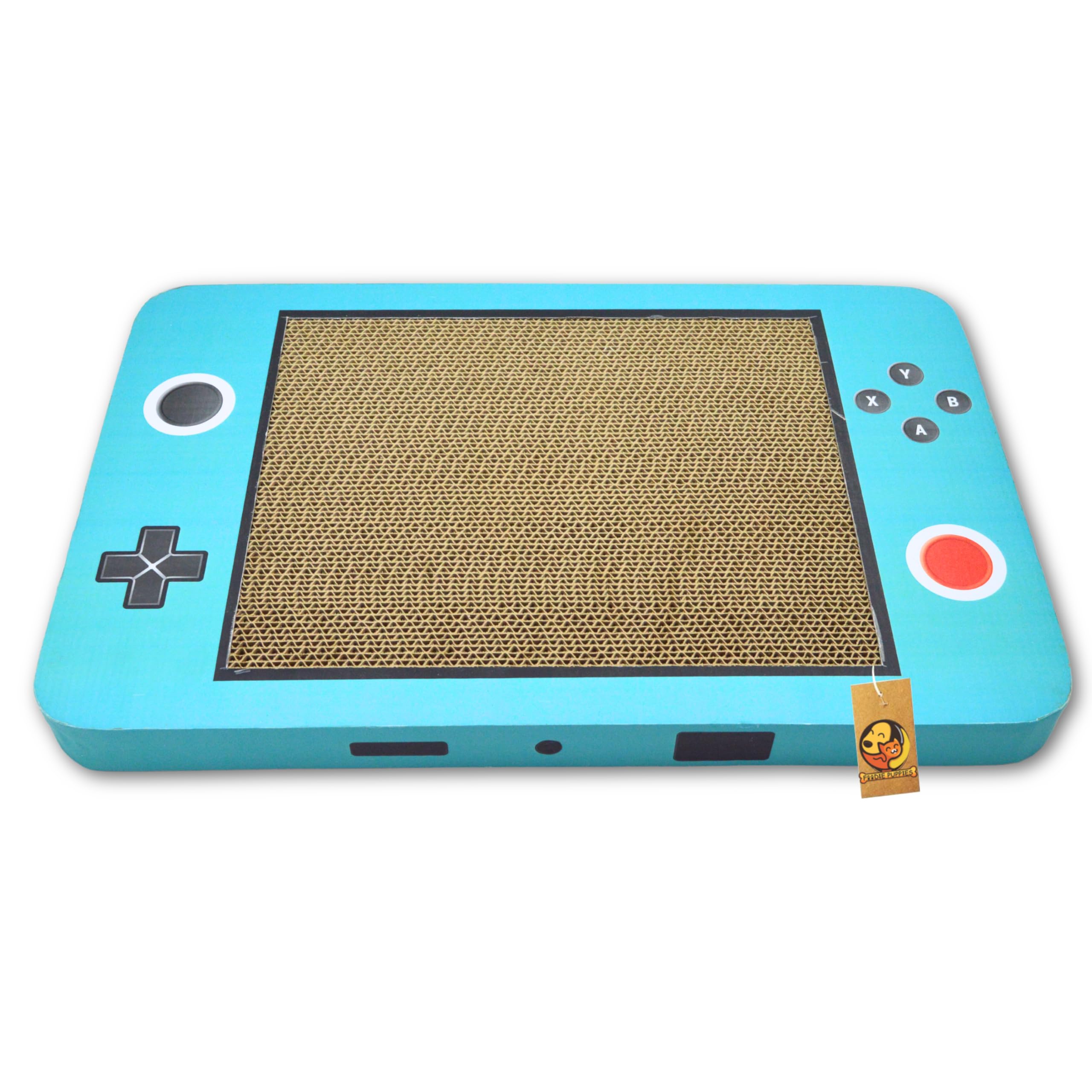 Foodie Puppies Cat Scratching Pad With Catnip, Corrugated Cat Scratcher Cardboard For Indoor Cats, Kitten For Furniture Protecti