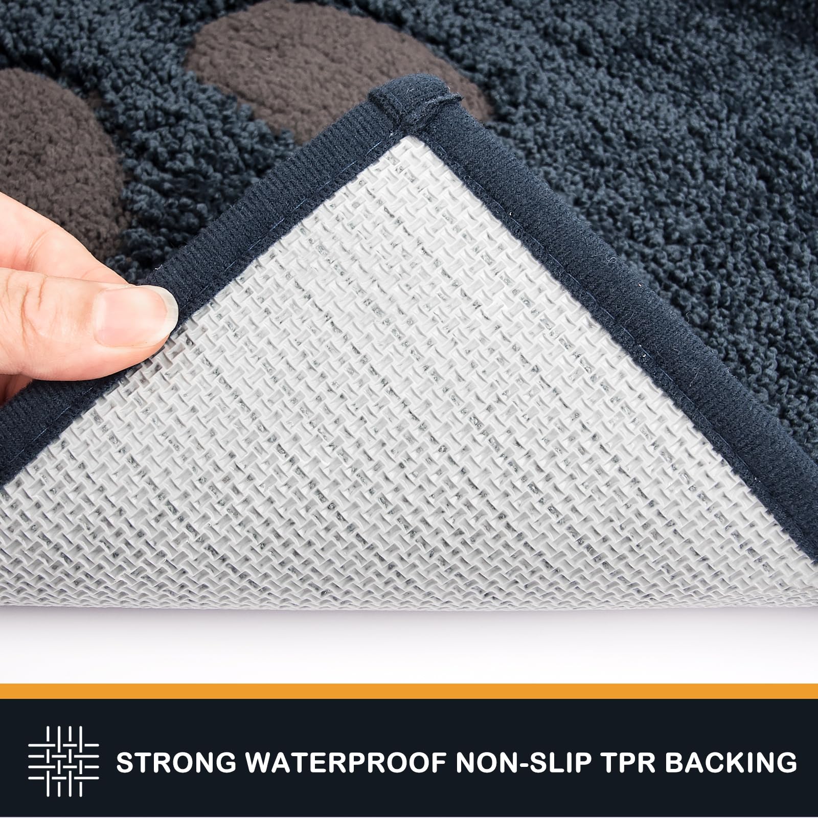 Purrugs Dirt Trapper Door Mat 33.5'' X 59'', Non-Skid/Slip Machine Washable Microfiber Entryway Rug, Dog Doormat, Super Absorben